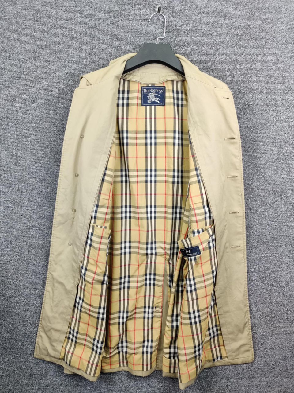 Burberry Vintage Burberrys Nova Check Trench Coat Size US L / EU 52-54 / 3 - 5 Thumbnail