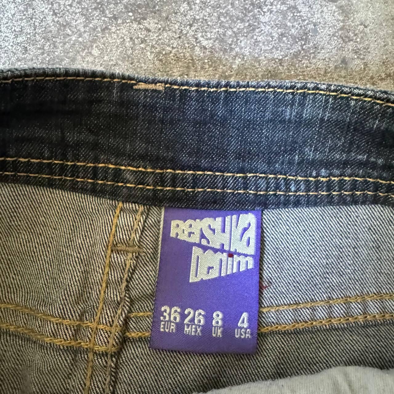 20471120 × Hysteric Glamour × Japanese Brand Y2K Super Sexy Washed Denim Asymmetric Mini Skirt Size 30" / US 8 / IT 44 - 6 Thumbnail