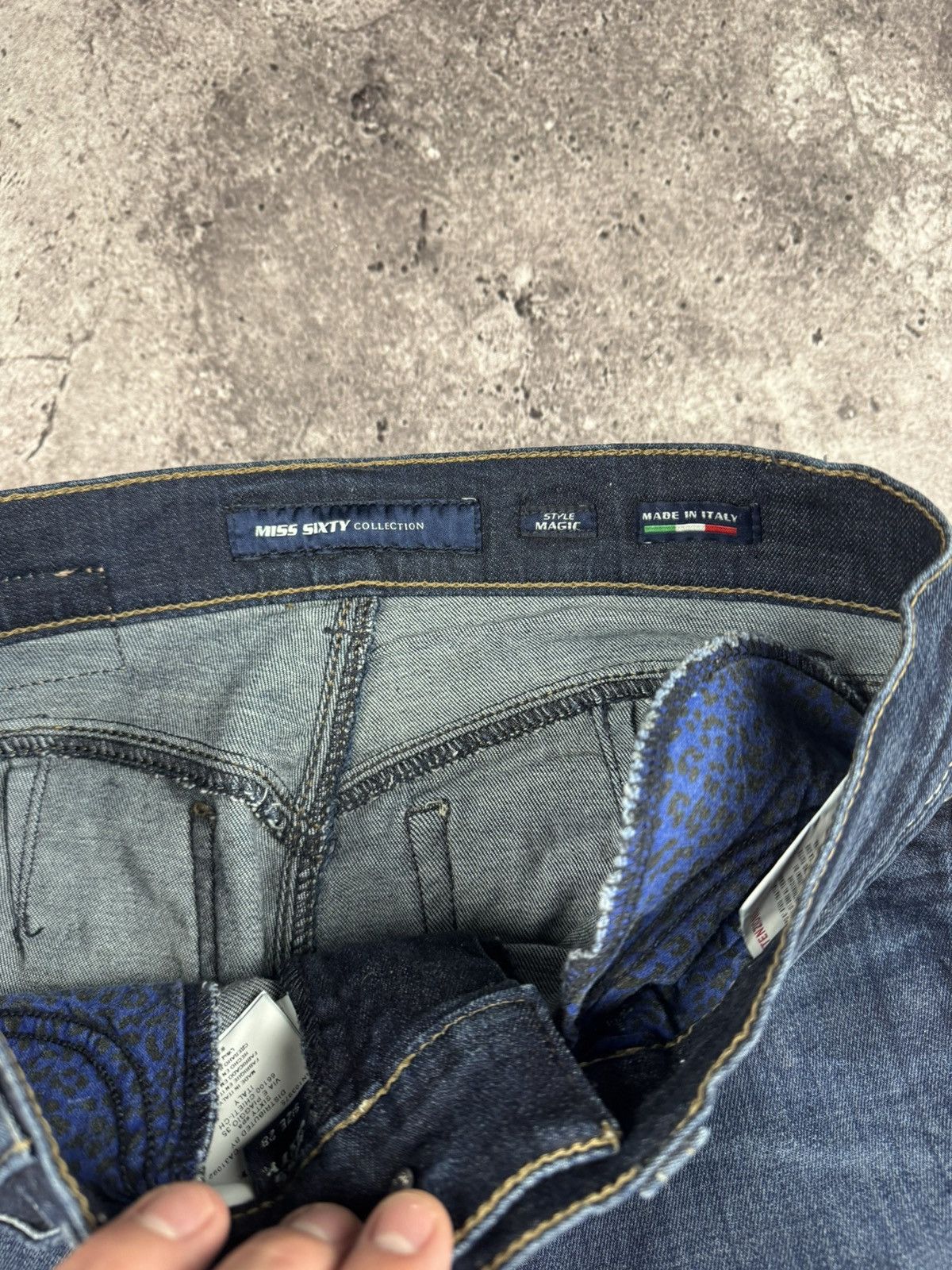Miss Sixty Vintage Miss Sixty Jeans Flared Distressed 00s Low Rice Size 28" / US 6 / IT 42 - 7 Thumbnail