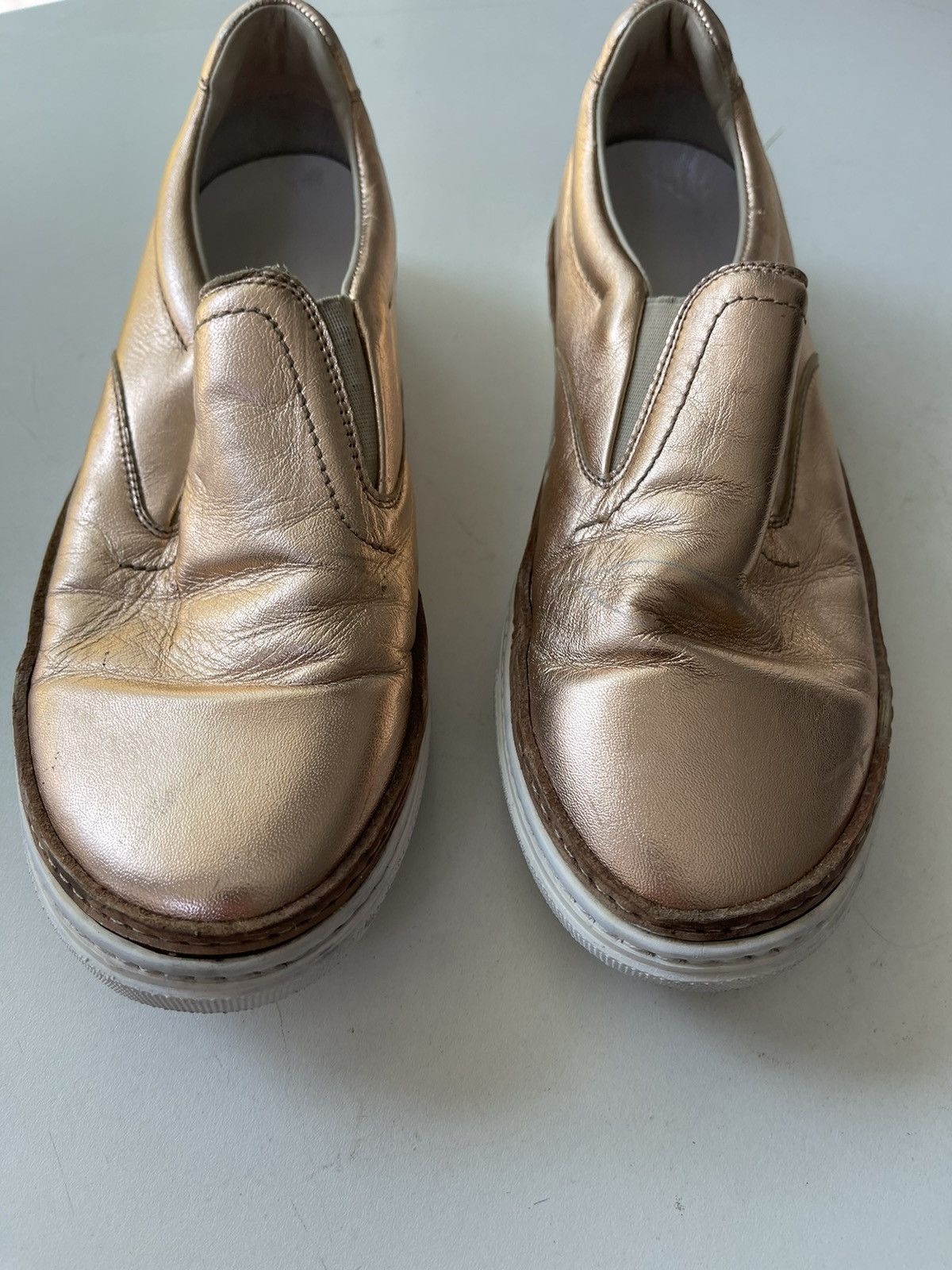 Designer × Maison Margiela Maison Martin Margiela MMM leather slip on sneakers Size US 8 / IT 38 - 3 Thumbnail