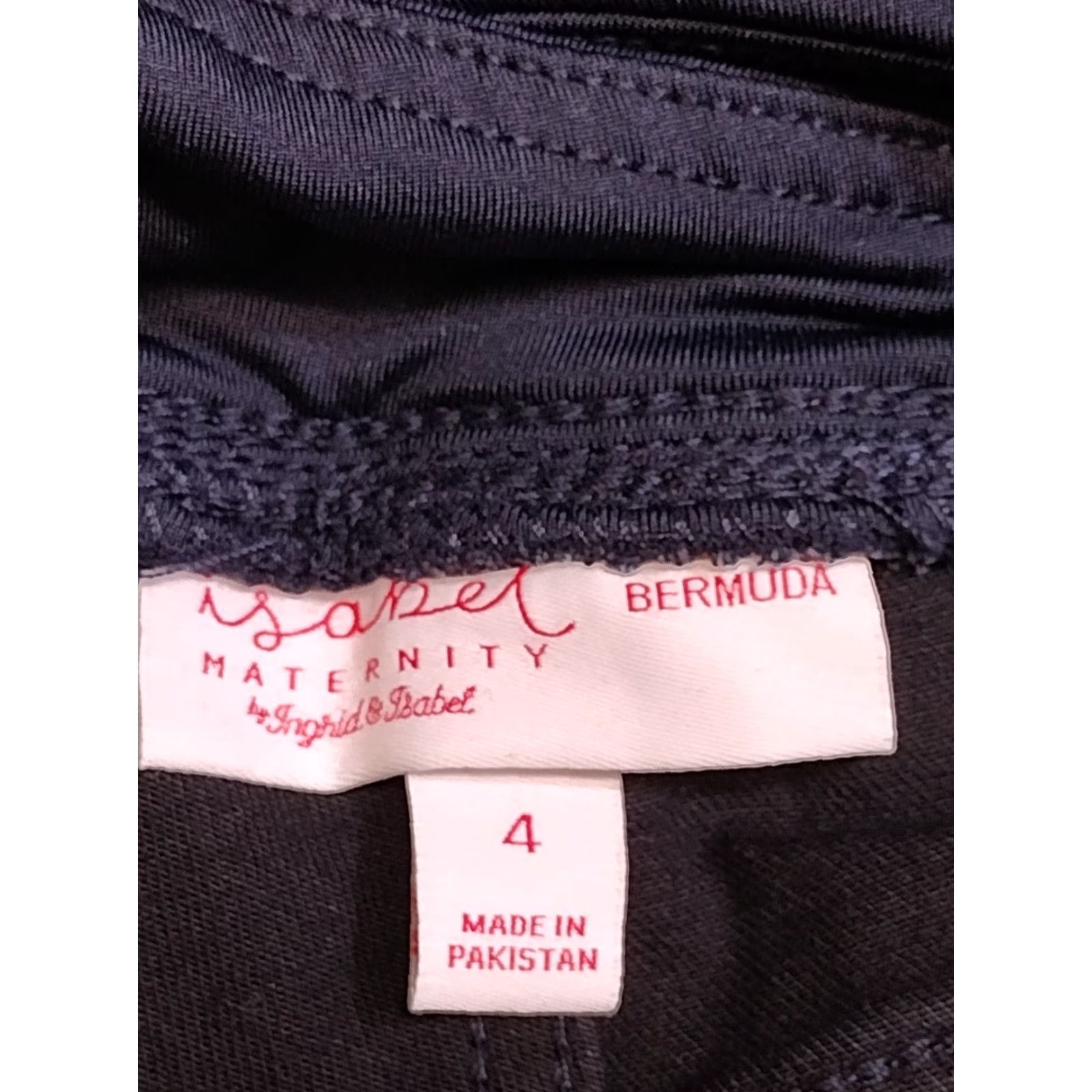 Denime Isabel Maternity Bermuda Shorts Blue Denim Size 4 Size 27" / US 4 / IT 40 - 5 Thumbnail
