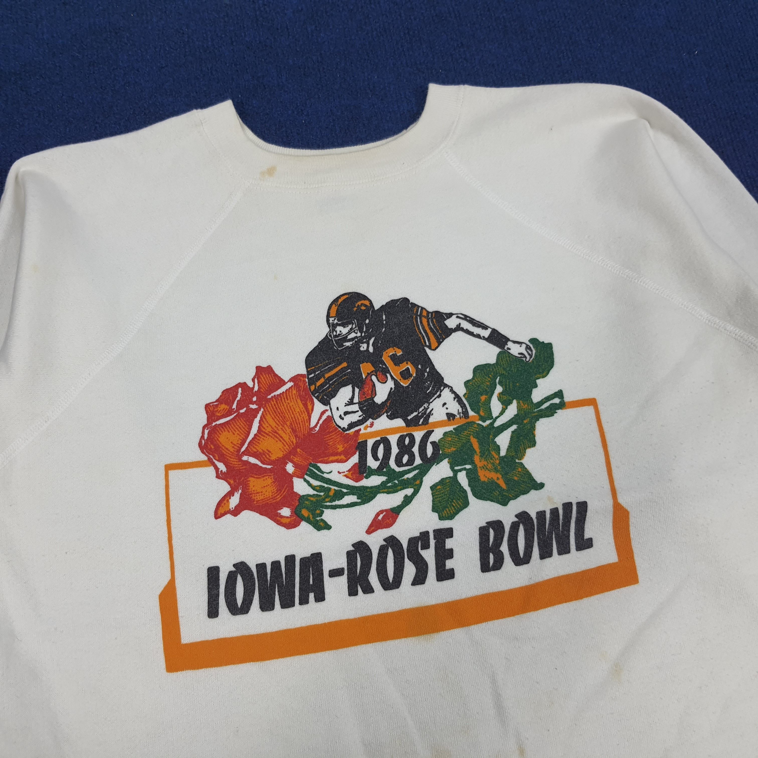 Champion × Vintage Vintage Champion IOWA Rose Bowl American Football Sweatshirt Size US M / EU 48-50 / 2 - 2 Thumbnail
