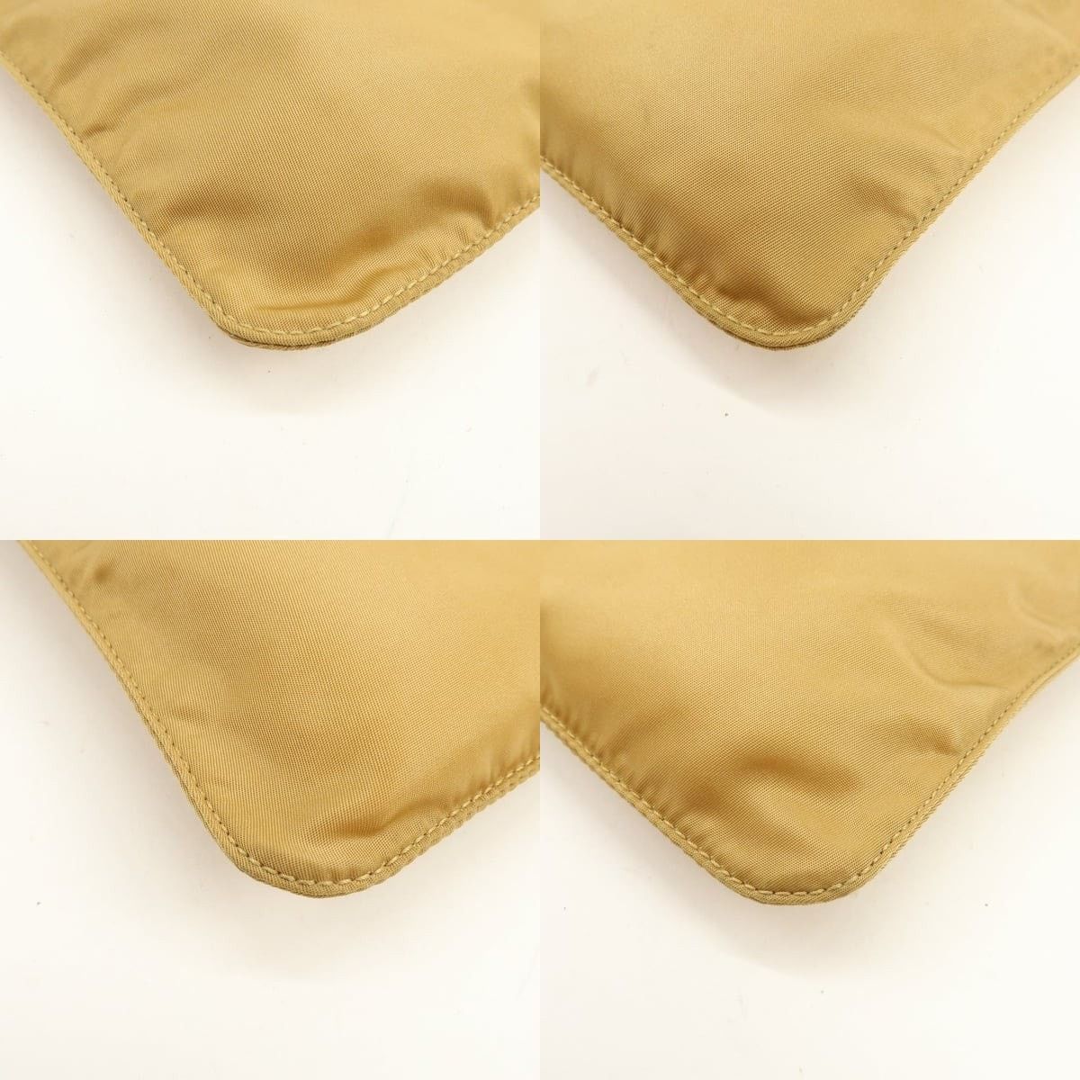 Prada Prada Triangle Logo Nylon Crossbody Bag Tan Size ONE SIZE - 4 Thumbnail