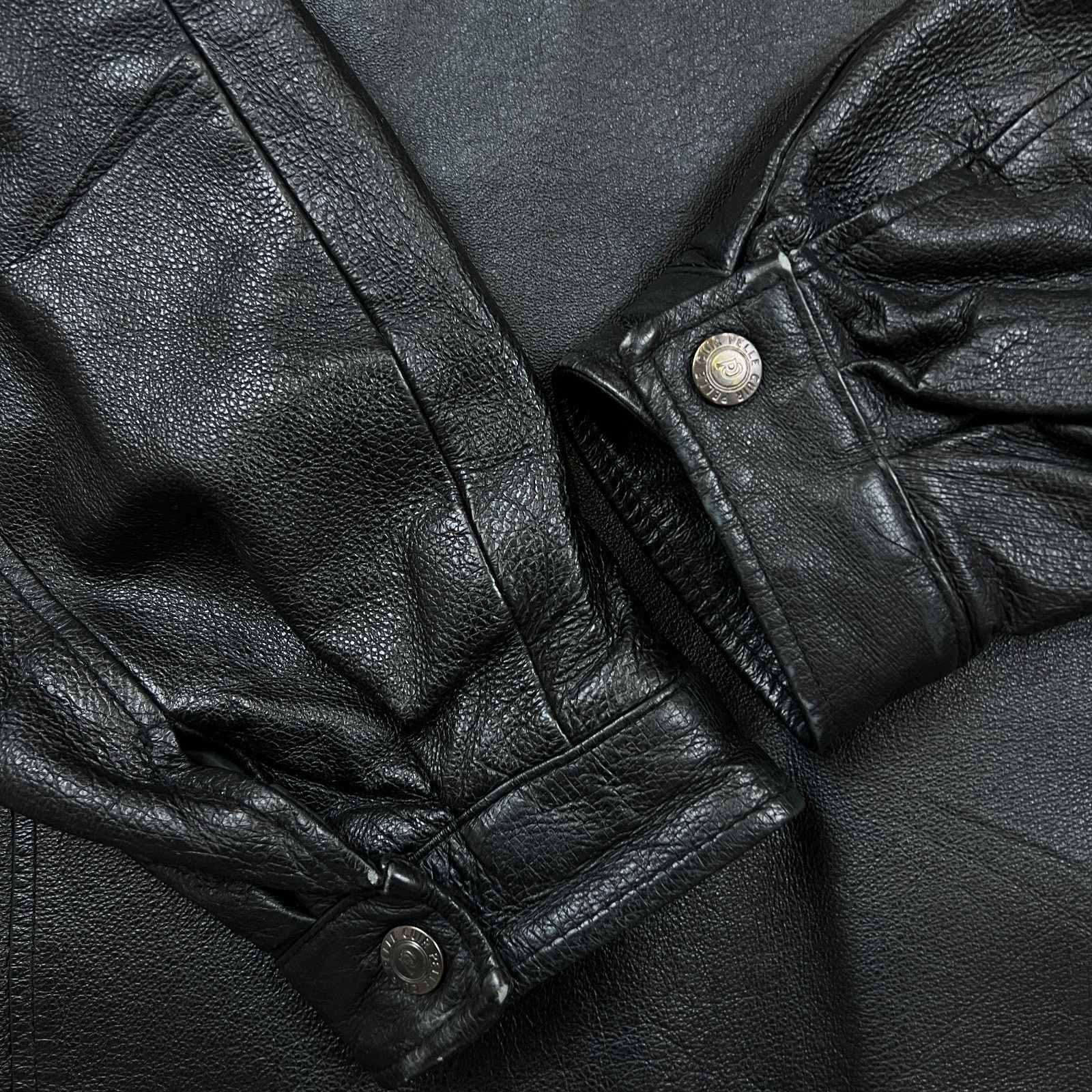 Vintage Vintage Pelle Cuir Leather Jacket 2XL Leather Quilted Lined Size US XXL / EU 58 / 5 - 5 Thumbnail