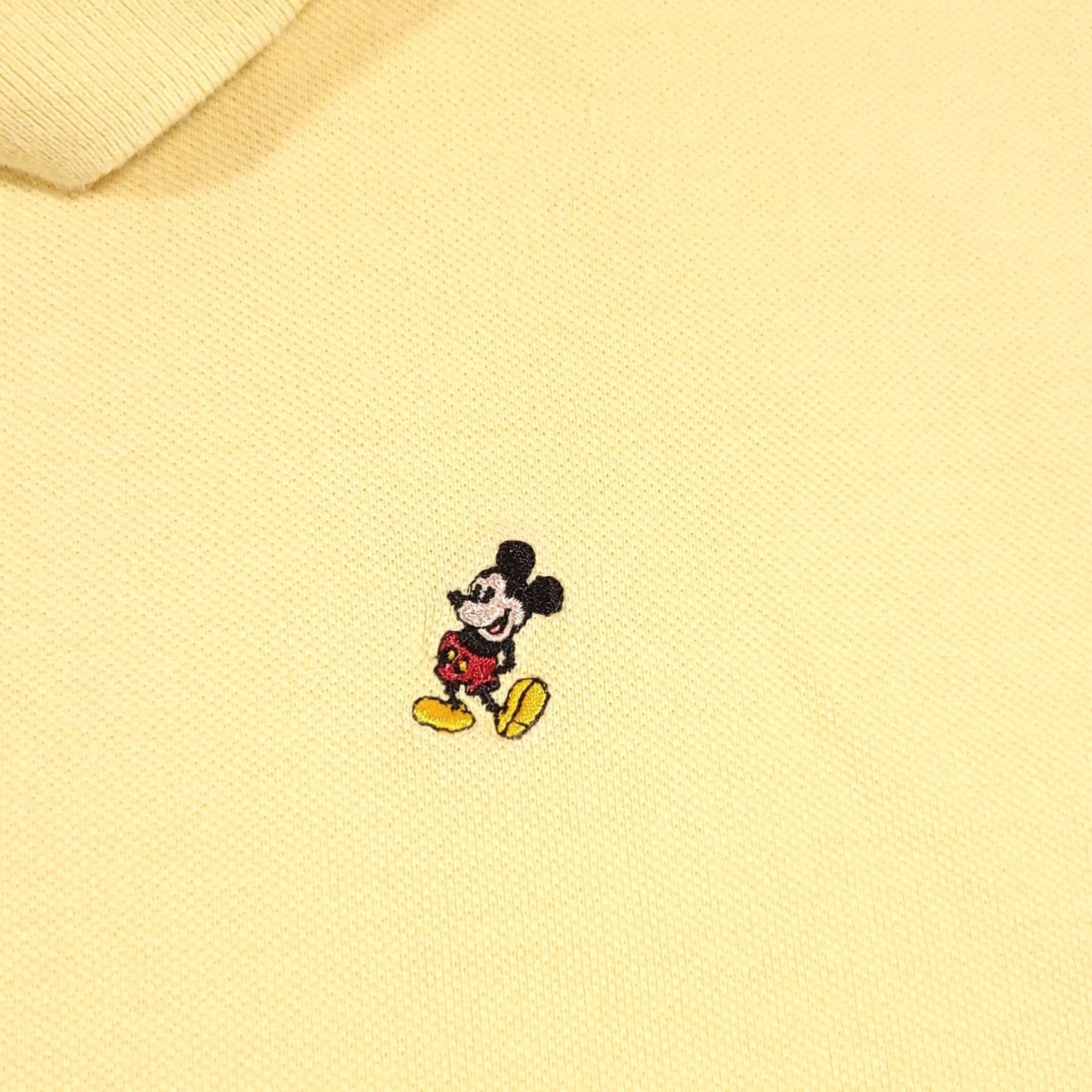 Disney Walt Disney World Polo Shirt Mens L Yellow Embroidered Mickey Mouse Golf Size US L / EU 52-54 / 3 - 4 Thumbnail