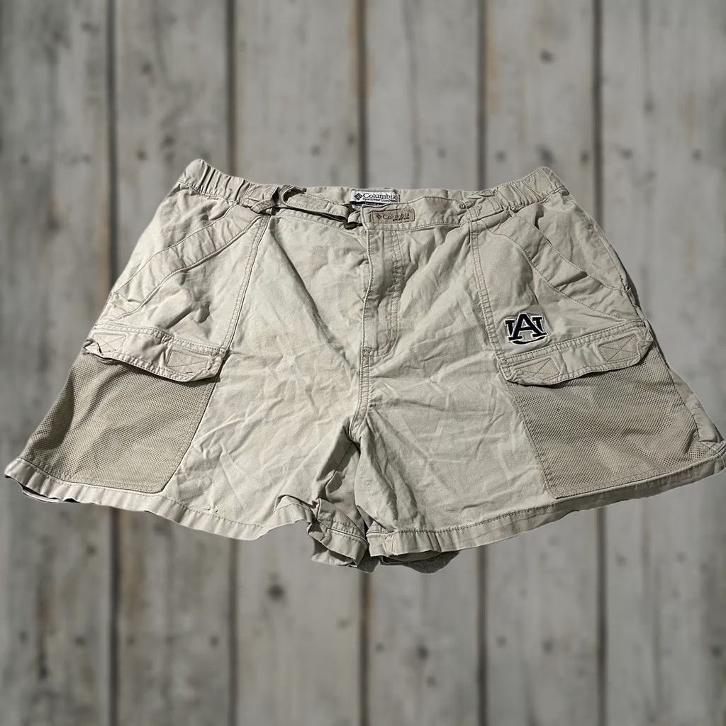 Vintage VINTAGE Columbia Auburn Tigers Utility Shorts XL Mens Cream Y2K Size US 36 / EU 52 - 1 Thumbnail