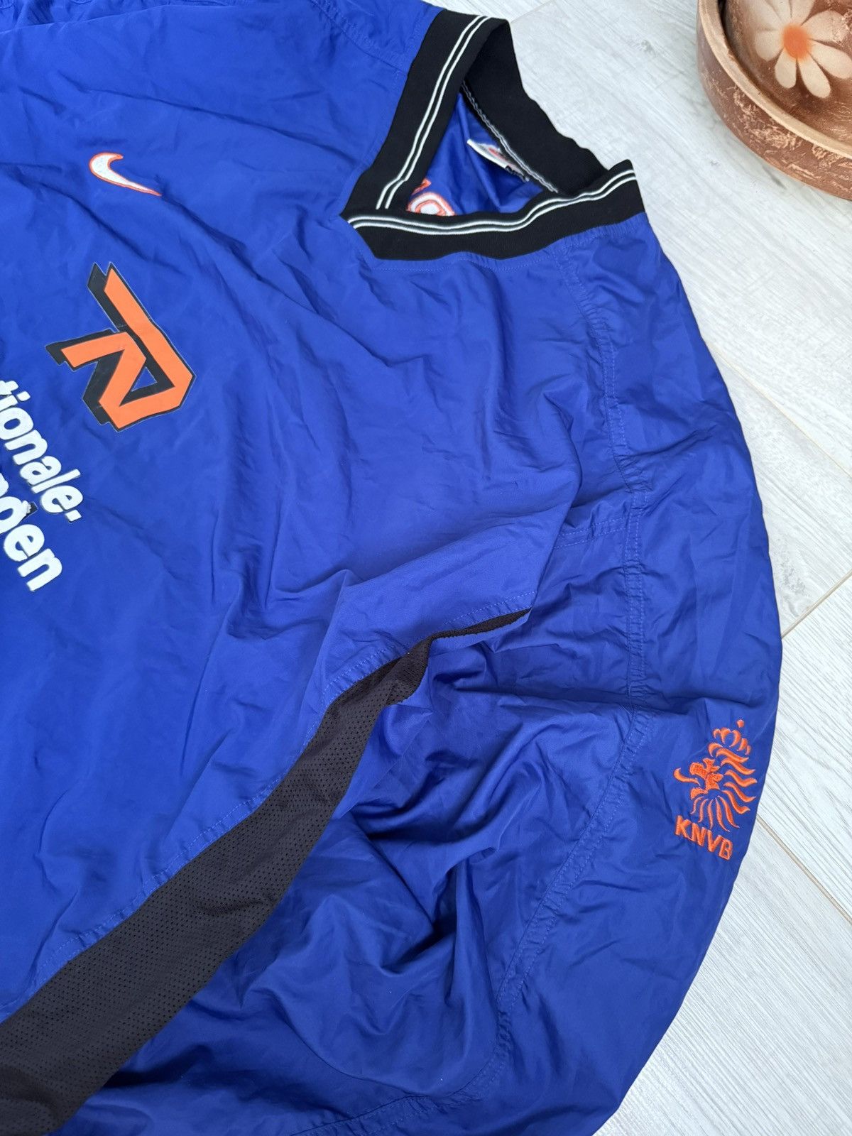 Nike × Vintage Vintage 90’s KNVB Nike Soccer Jersey Jacket Nederland shirt Size US XXL / EU 58 / 5 - 3 Thumbnail