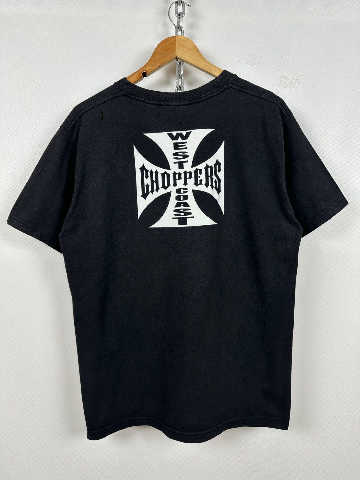 West Coast Choppers Vintage West Coast Choppers Black T-Shirt Paul Walker Size US L / EU 52-54 / 3 - 3 Thumbnail