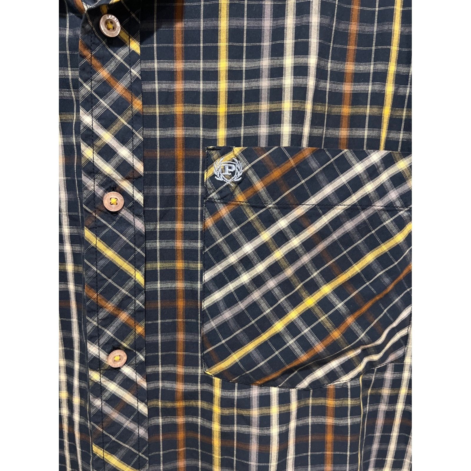 Phat Farm Vintage Phat Farm Men's Plaid Button Up Short Sleeve Shirt 3 Size US XXL / EU 58 / 5 - 2 Thumbnail