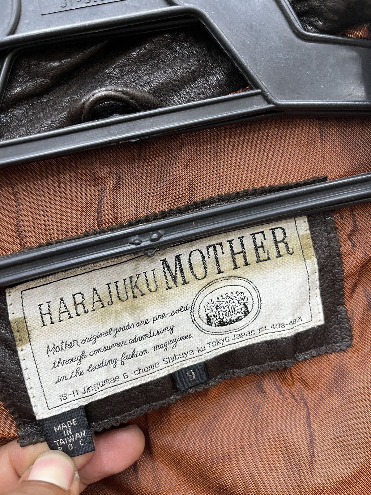 Japanese Brand 🔥🔥🔥ARCHIVE HARAJUKU MOTHER LEATHER JACKET Size M / US 6-8 / IT 42-44 - 8 Thumbnail