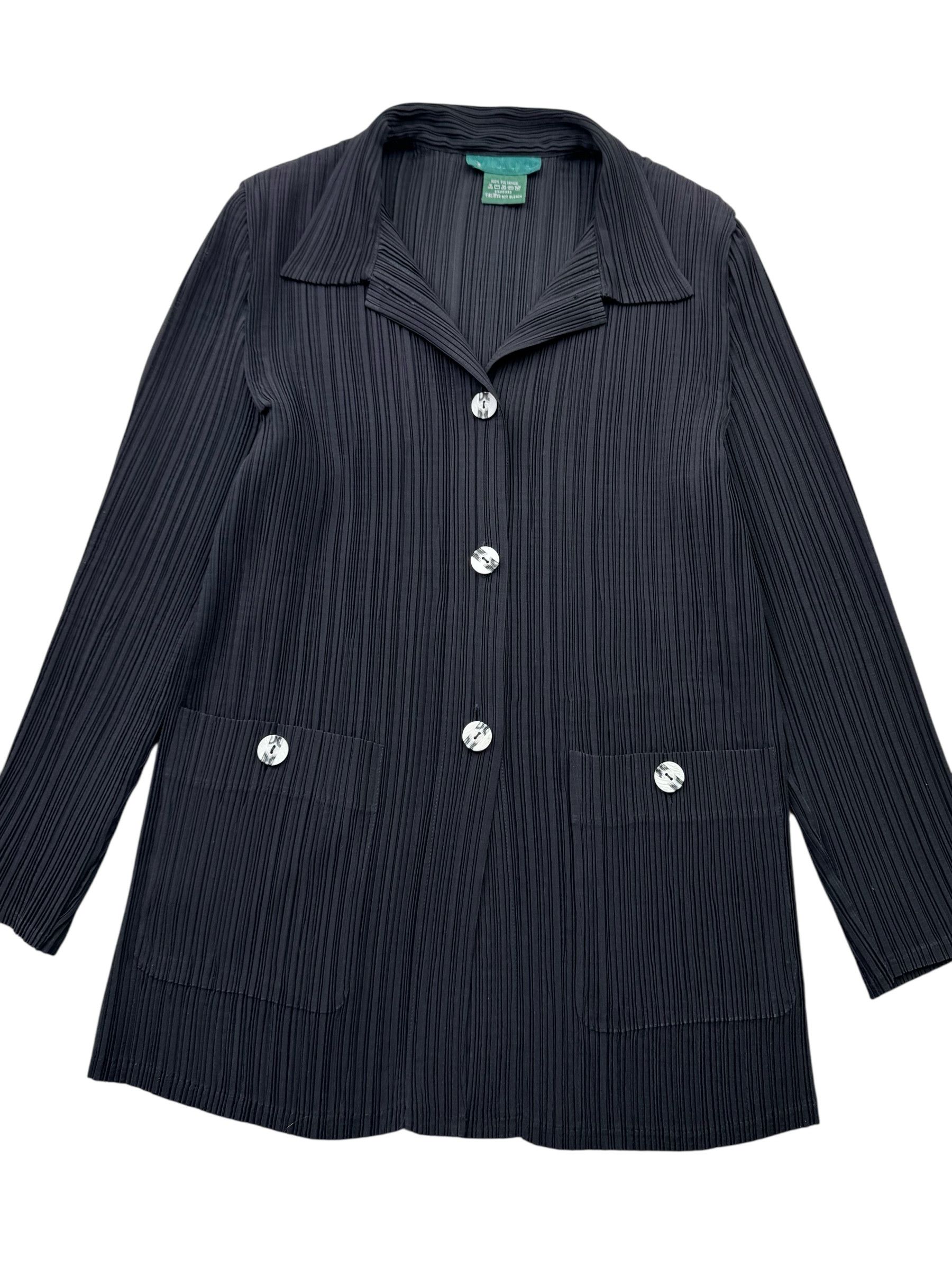 Japanese Brand Vintage Plisse Jacket W402(V9) Size M / US 6-8 / IT 42-44 - 2 Thumbnail