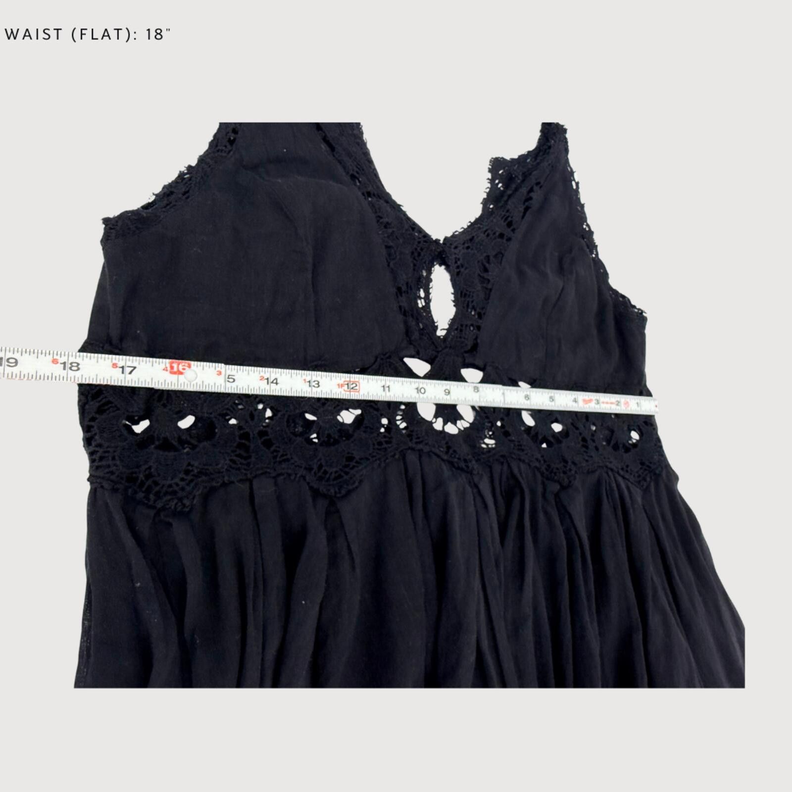 Free People Free People Ilektra Lace Slip Mini Dress Black Small XS/S Size XS / US 0-2 / IT 36-38 - 8 Thumbnail