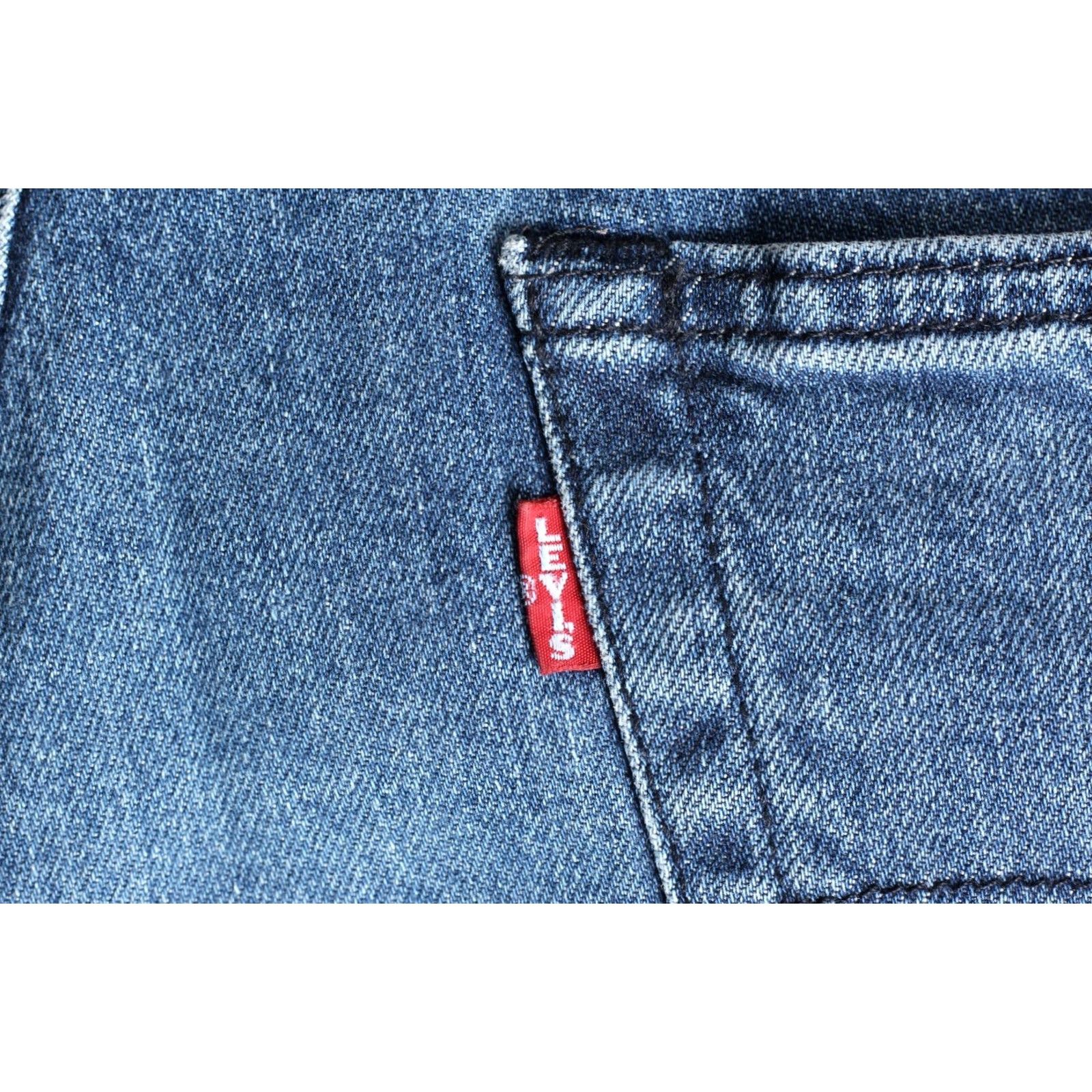 Levi's LEVI’S 502 Tapered Jeans Men 34x30 34x32 Premium Big E Stretch Denim Blue Regular Zip 5-Pocket Size US 34 / EU 50 - 5 Thumbnail