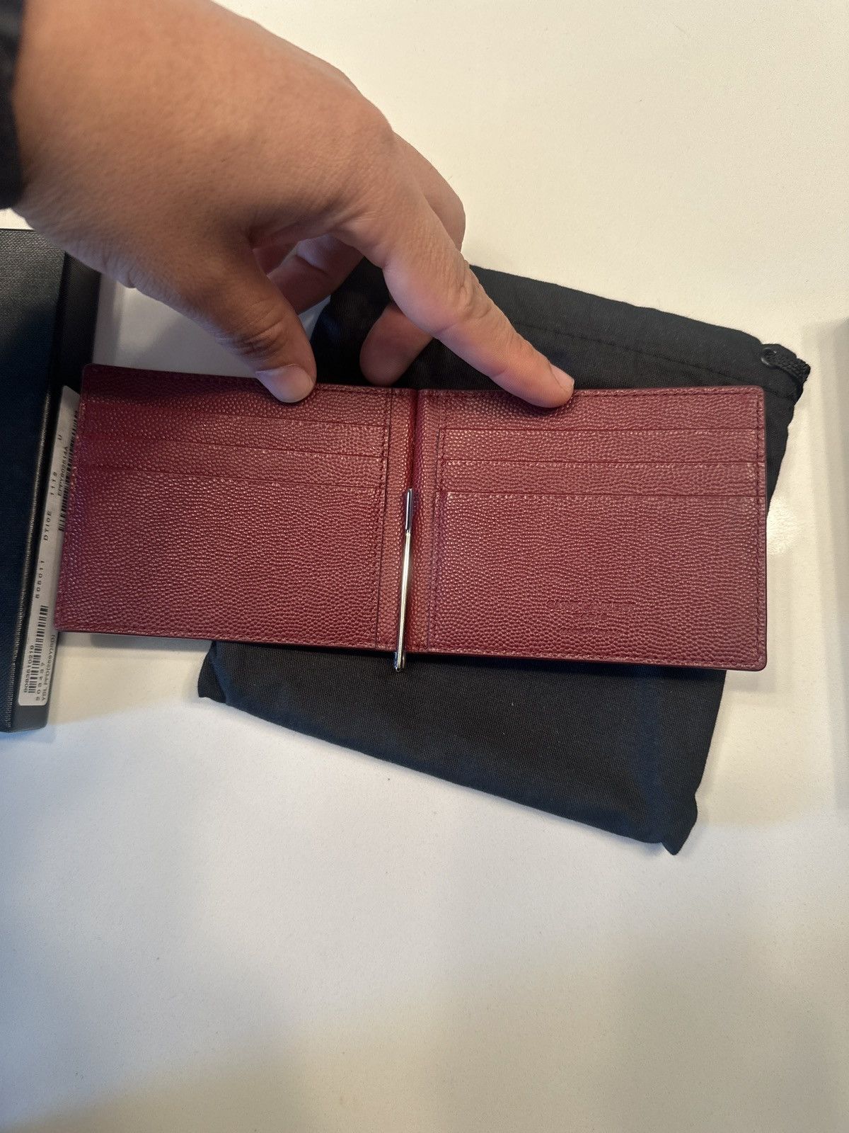 Saint Laurent Paris × Yves Saint Laurent Bifold wallet W/ Money Clip Size ONE SIZE - 2 Thumbnail
