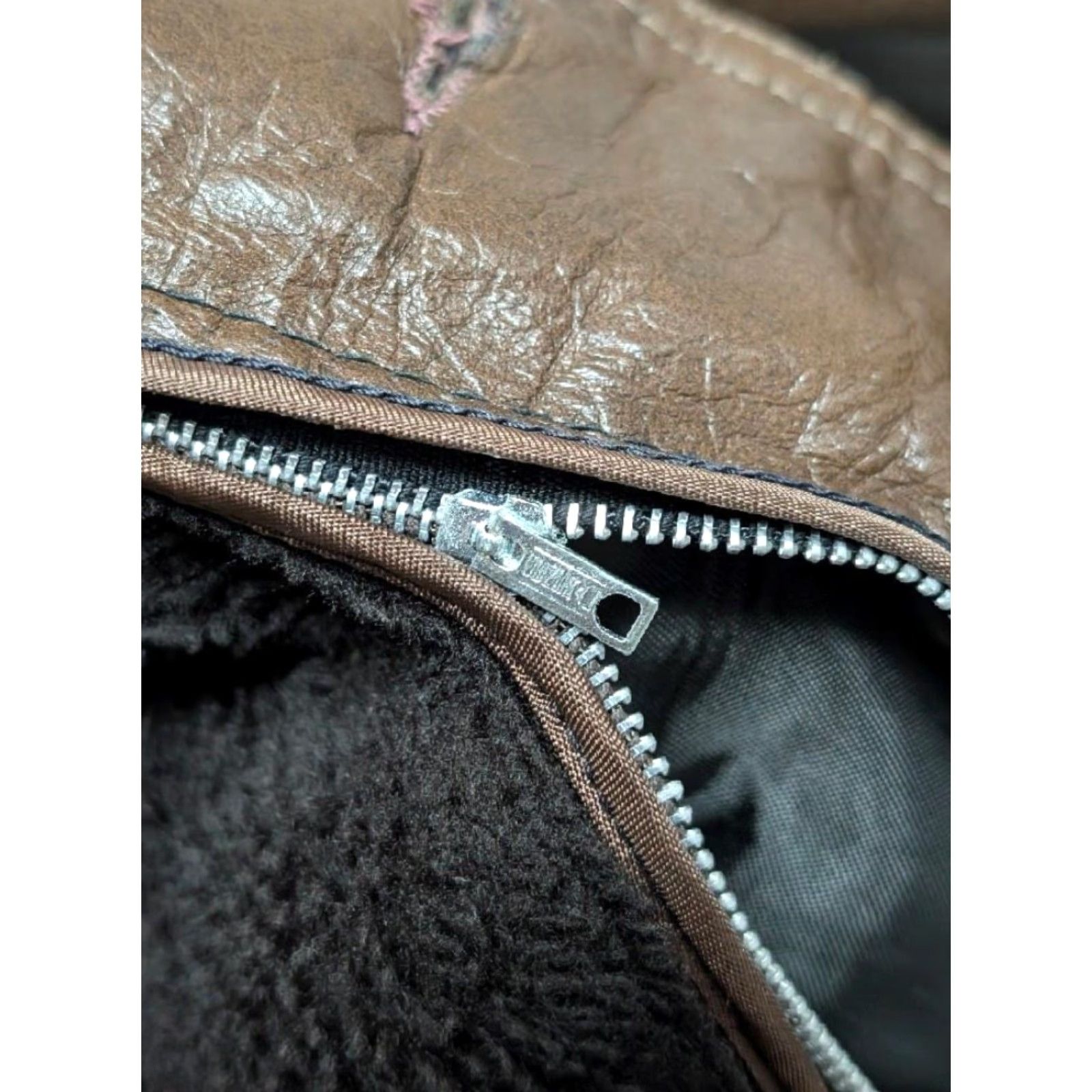 Vintage VINTAGE Reed Western jacket Overcoat Mens 42-44 Leather brown 1970s COWHIDE 42-44 Mens Size US L / EU 52-54 / 3 - 7 Thumbnail