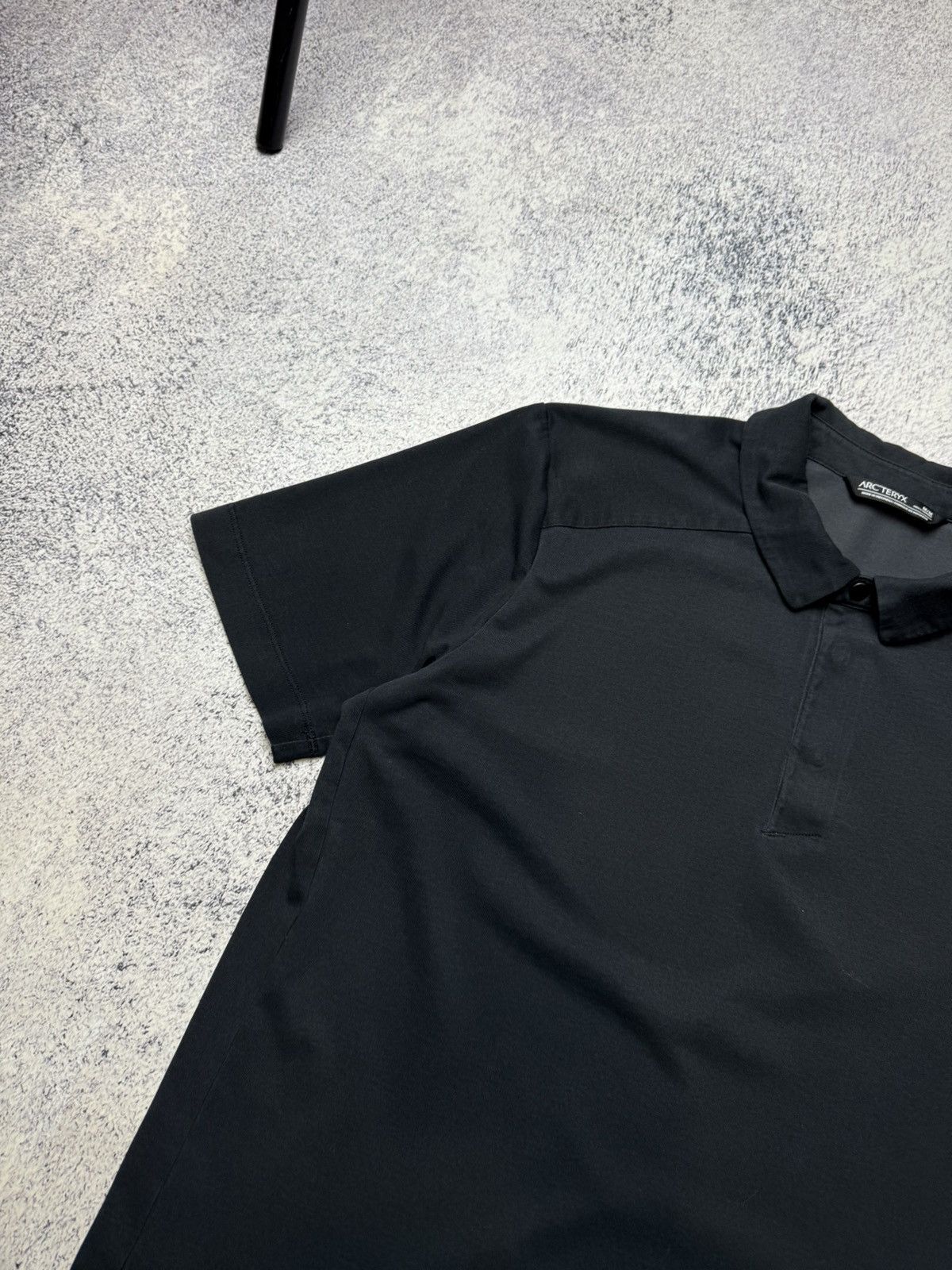Arc'teryx Mens Arcteryx Black Polo Shirt Size M Size US M / EU 48-50 / 2 - 3 Thumbnail