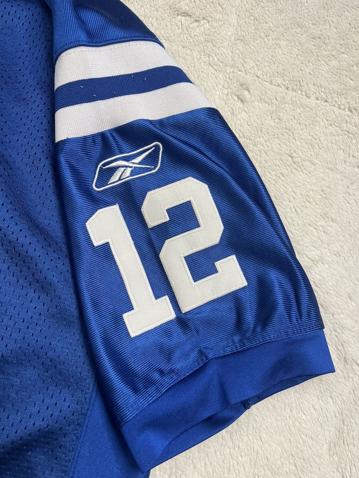 Reebok Reebok NFL Indianapolis Colts Andrew Luck Captain Jersey Size US XL / EU 56 / 4 - 4 Thumbnail