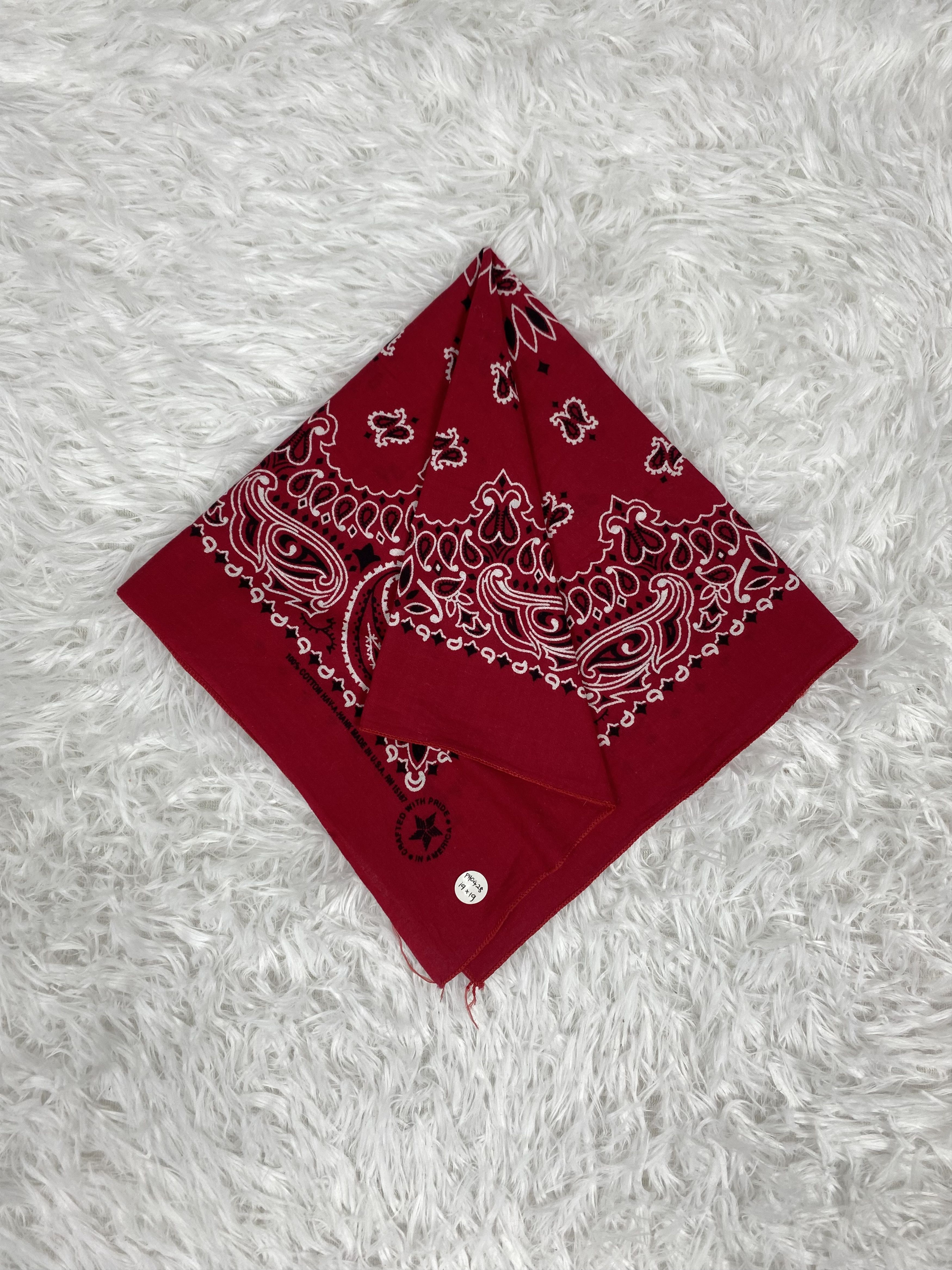 Other Vintage Bandana Handkerchief Neckerchief PH0428 Size ONE SIZE - 1 Thumbnail