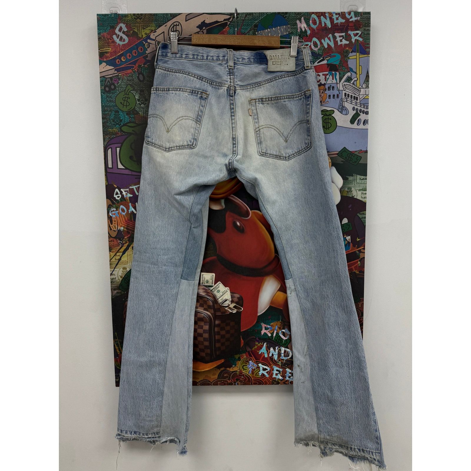 Gallery Dept. Gallery Dept Jeans Light Wash G-Patches Used 30x31 Size US 30 / EU 46 - 2 Thumbnail