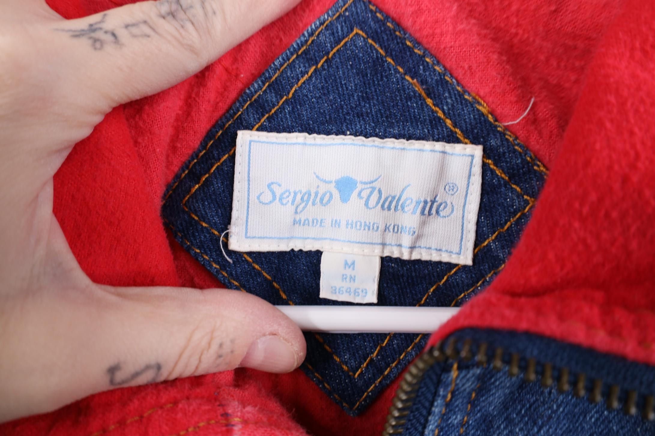 Vintage Vintage 80s 90s Streetwear Quilted Denim Jean Bomber Jacket Size M / US 6-8 / IT 42-44 - 7 Thumbnail