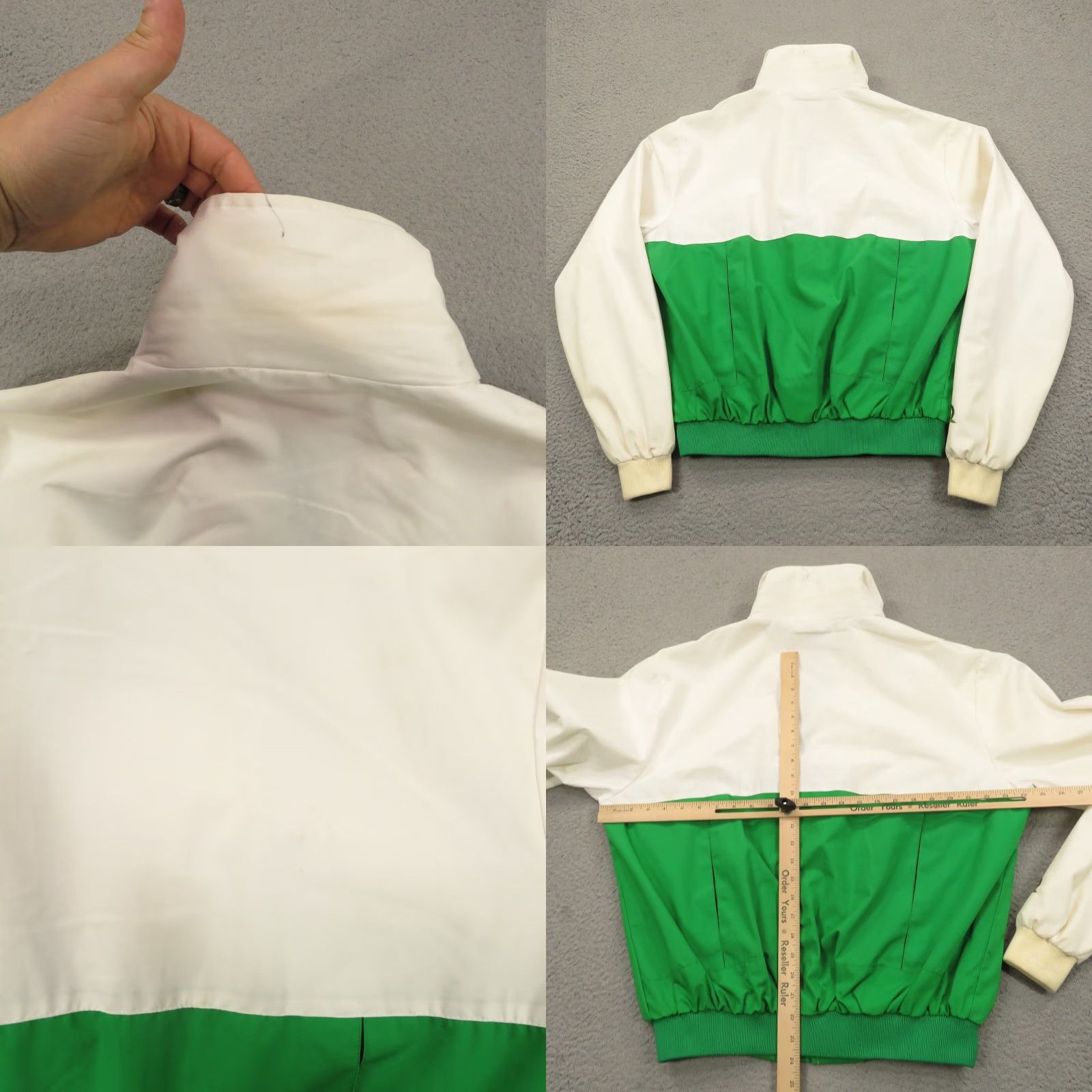 Vintage VINTAGE King Sports Racing Jacket Mens XL Green Bomber Windbreaker 80s/90s USA Cars Size US XL / EU 56 / 4 - 9 Thumbnail
