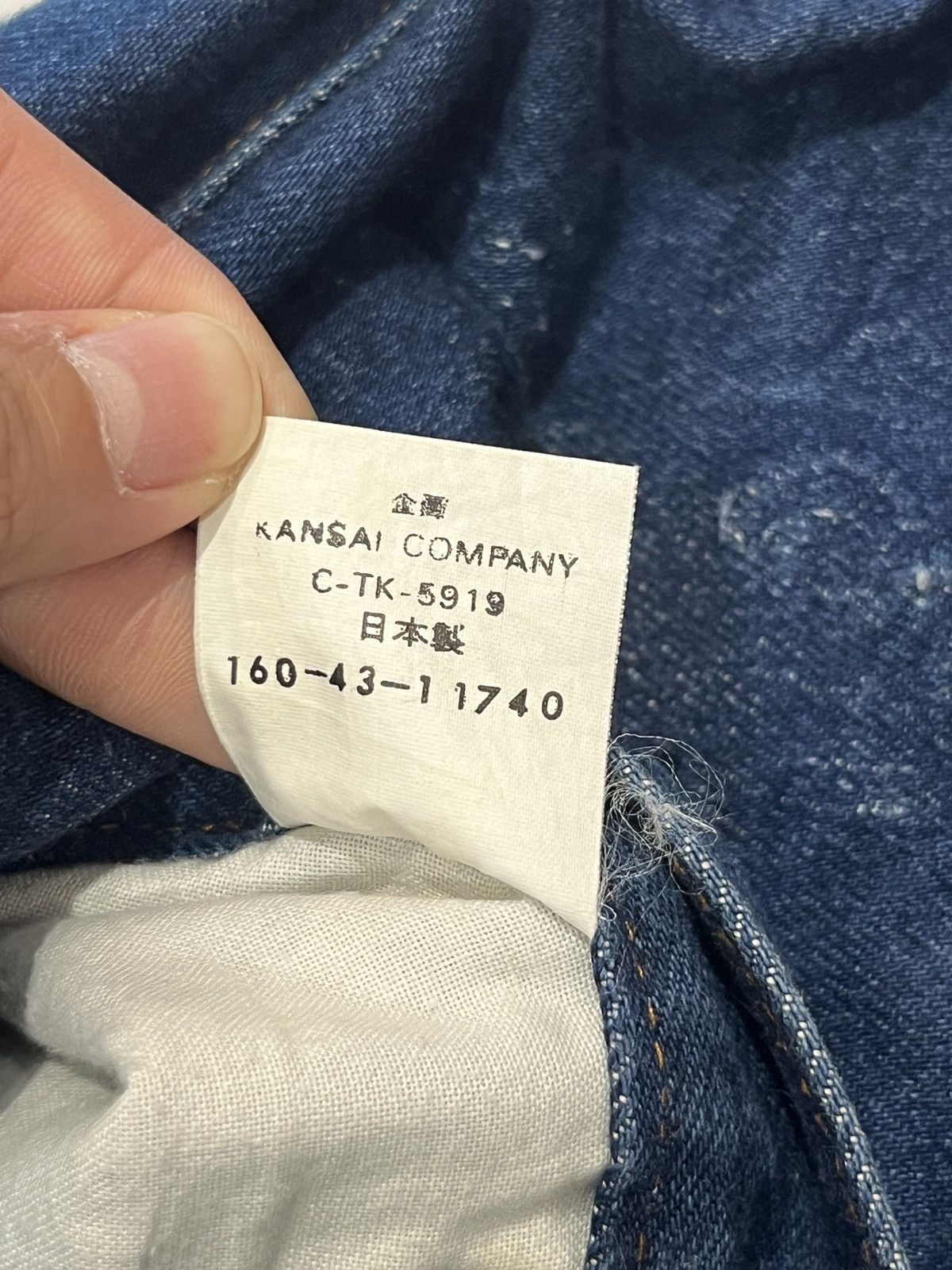 Kansai Yamamoto KANSAI DENIM JEAN Size US 32 / EU 48 - 7 Thumbnail