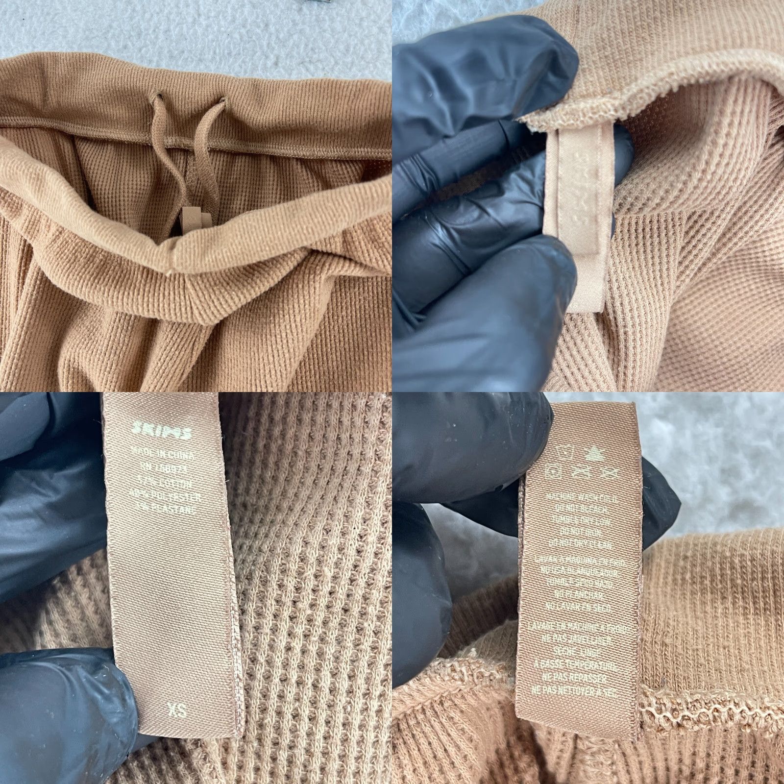 SKIMS Skims Brown Pull On Jogger Sweat Pants Women XS - Jogger, Pants, Brown, Knit, Elastic Waist, Casual, Lounge, Fall, Spring, Summer, Winter, Women, XS Size 26" / US 2 / IT 38 - 9 Thumbnail
