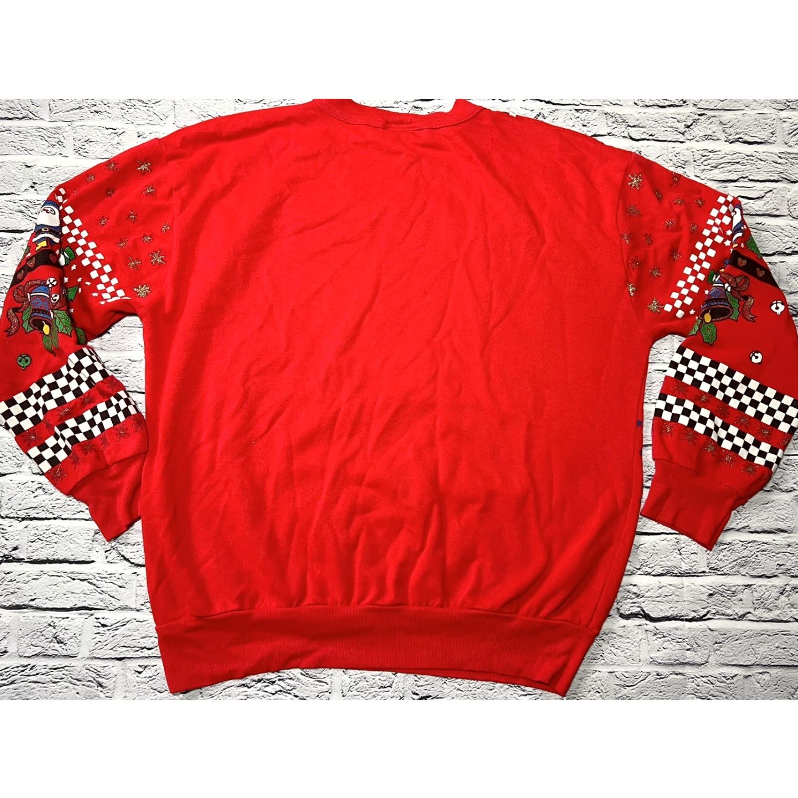 Vintage VINTAGE Nutcracker Sweatshirt Santa Claus Crewneck L Red 80s Christmas Holiday Unisex Adults Sweatshirt Pullover Ugly Sweater Mens Womens Boys Girls Size US L / EU 52-54 / 3 - 5 Thumbnail