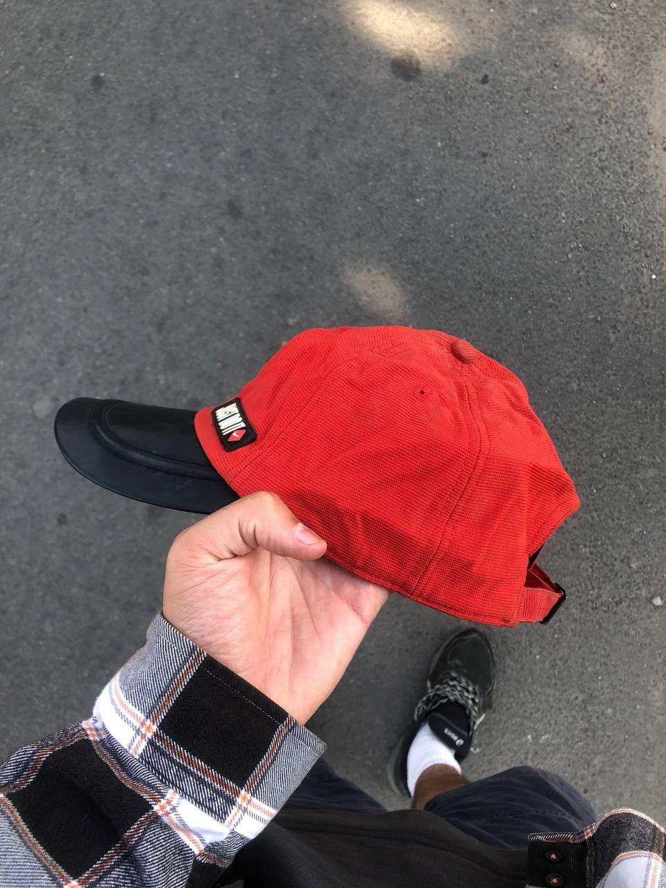 Nike × Vintage VERY RARE NIKE JUST DO IT CAP DRILL SWOOSH Y2K JAPAN STYLE Size ONE SIZE - 3 Thumbnail