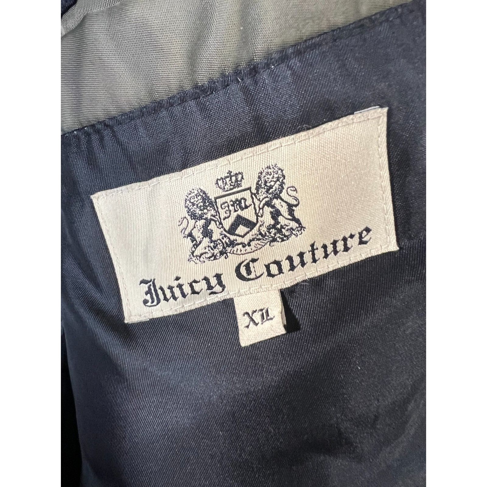 Juicy Couture Vintage Y2K Faux Fur Juicy Couture Green Military Flight Dow Size XL / US 12-14 / IT 48-50 - 7 Thumbnail