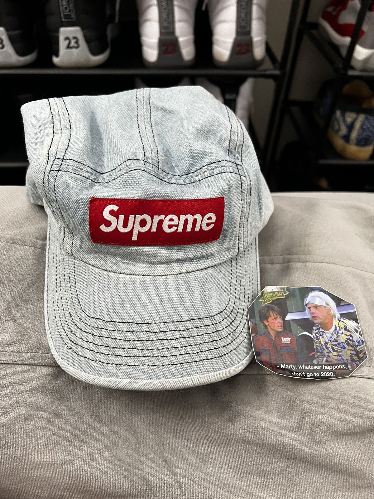 Supreme Supreme Blue Cap Size ONE SIZE - 1 Thumbnail