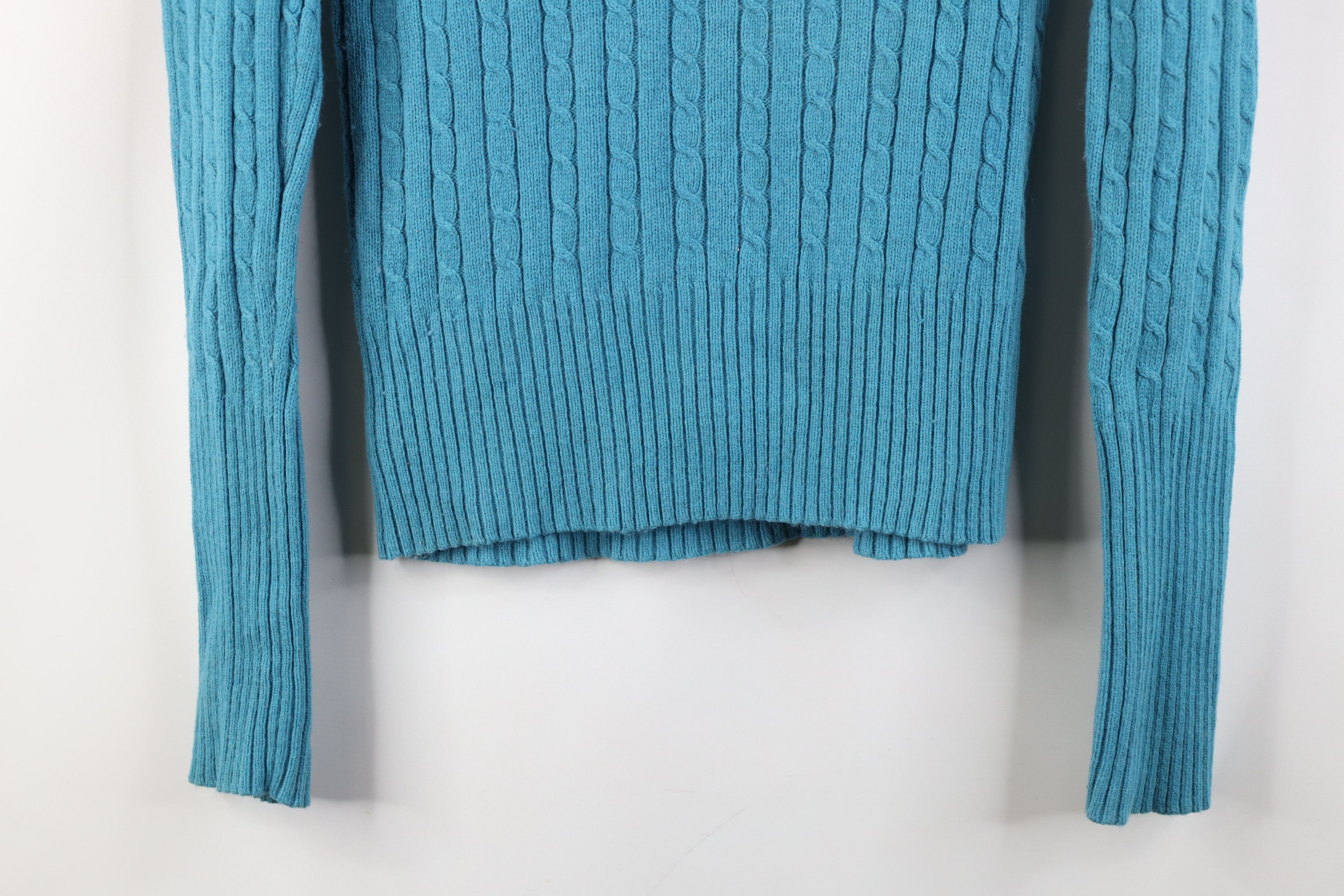 American Eagle Outfitters Vintage 90s Y2K American Eagle Angora Wool Cable Sweater Size M / US 6-8 / IT 42-44 - 11 Thumbnail