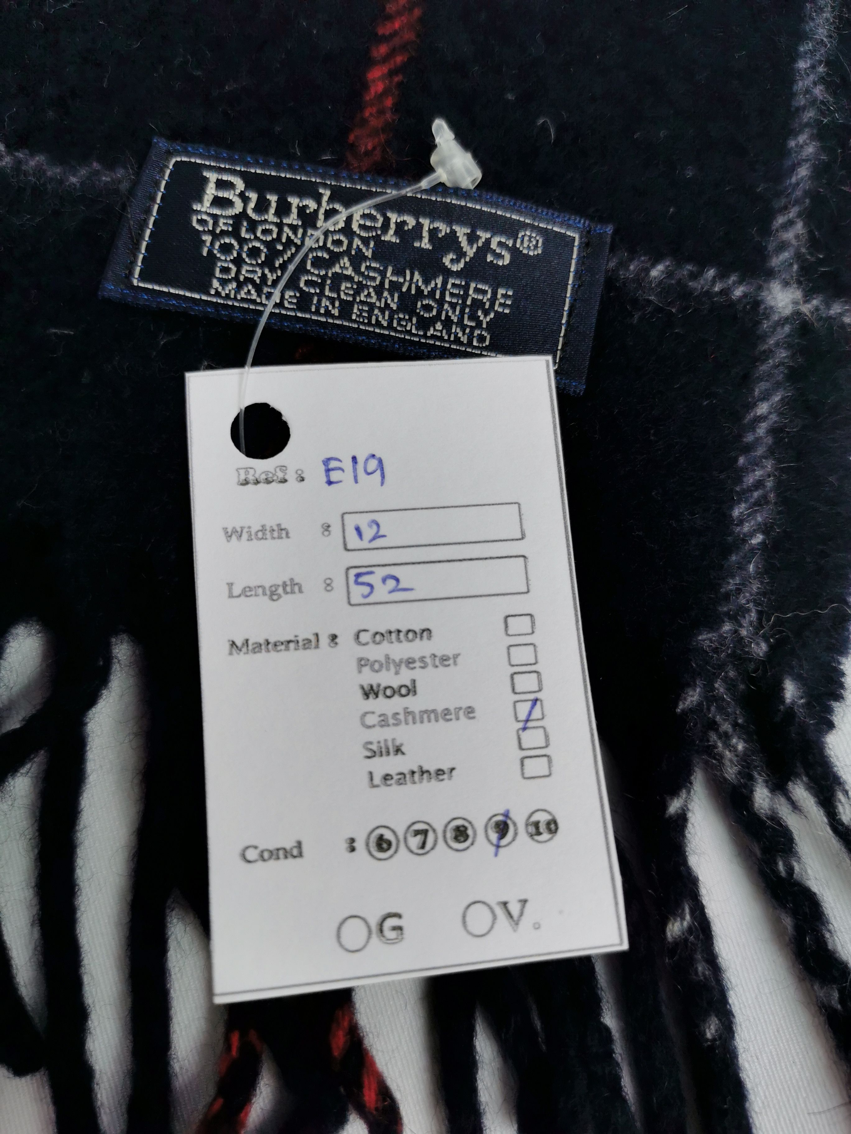 Burberry Burberry cashmere scarf muffler Size ONE SIZE - 5 Thumbnail