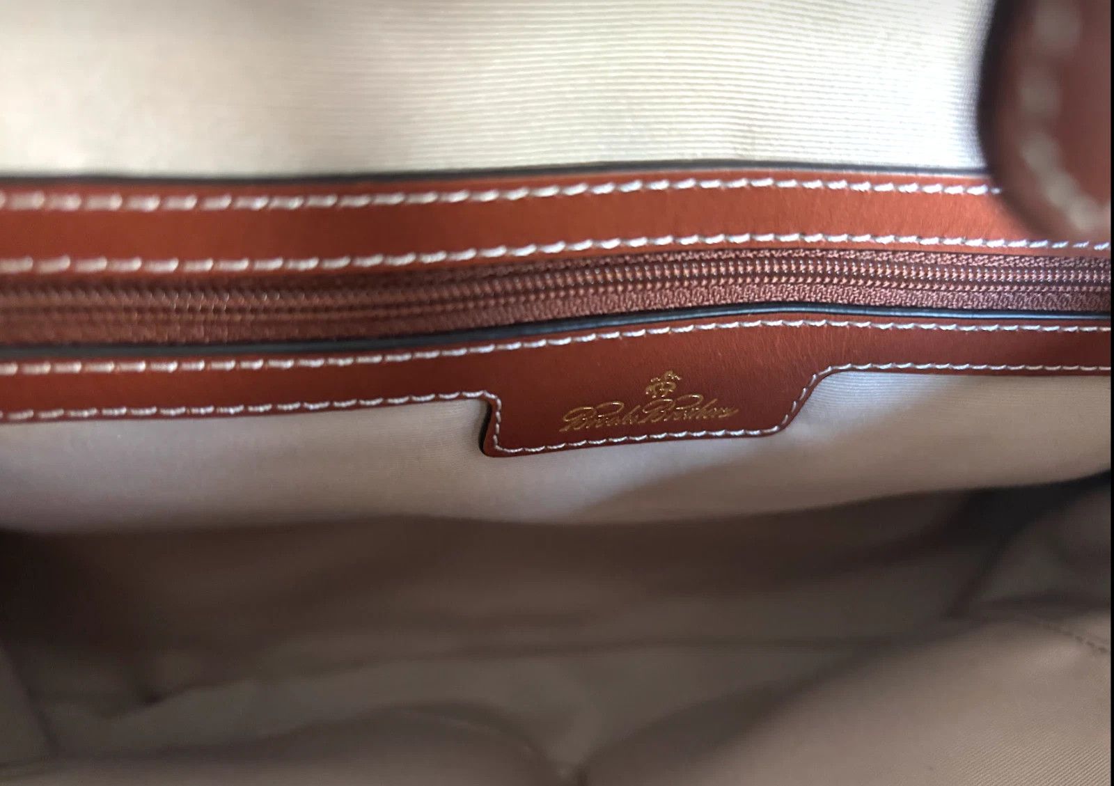 Brooks Brothers Brooks Brothers Rich Cognac Leather Doctor Bag Satchel NWT Size ONE SIZE - 8 Thumbnail