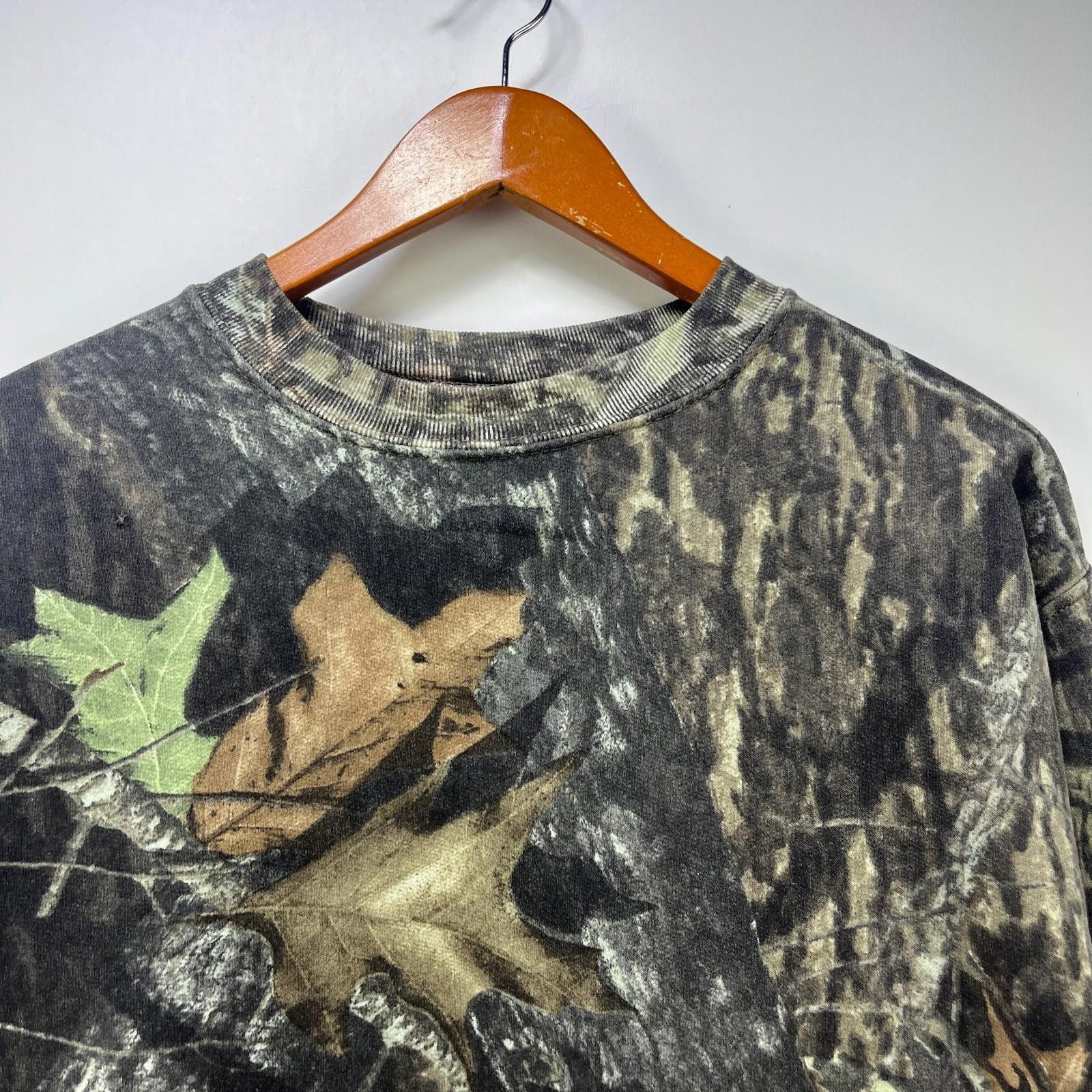 Jerzees Vintage 90s Mossy Oak Tree Camo Sweatshirt Jerzees Large Size US L / EU 52-54 / 3 - 3 Thumbnail