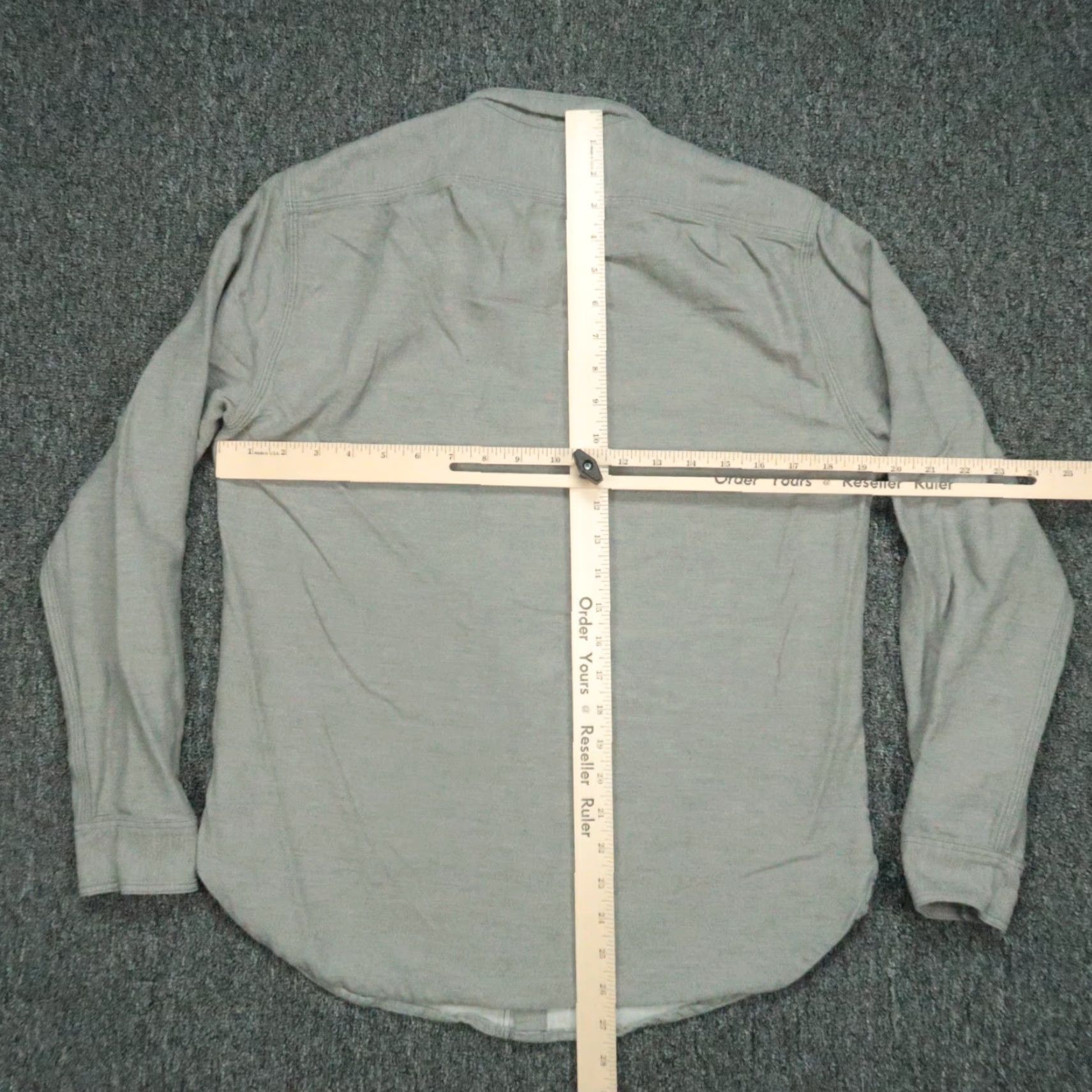 Wallace & Barnes Wallace & Barnes Shirt Men Small Gray Button Up Long Sleeve Size US S / EU 44-46 / 1 - 5 Thumbnail