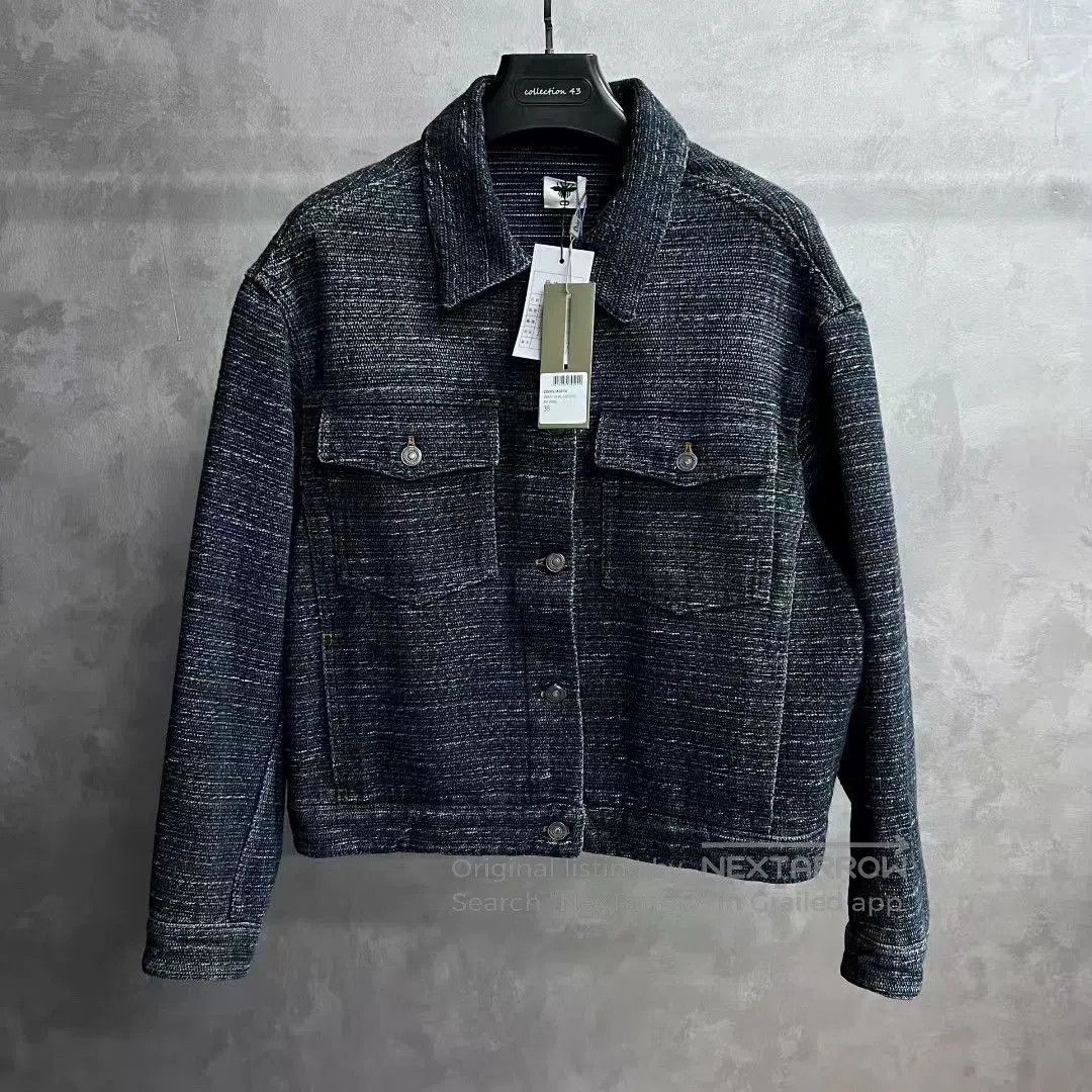 Dior dior indigo check long-sleeve casual jacket. Size US M / EU 48-50 / 2 - 1 Thumbnail