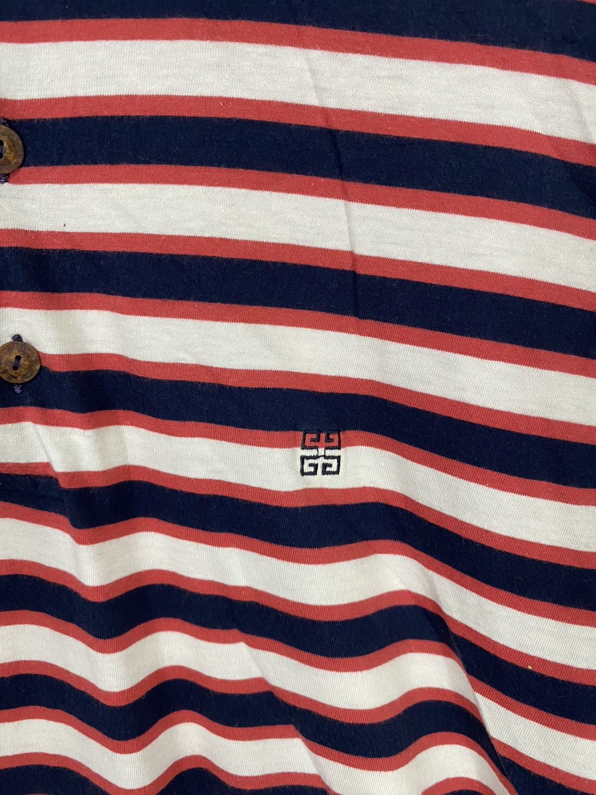 Designer × Givenchy Vintage gentleman givenchy paris striped polo Size US M / EU 48-50 / 2 - 6 Thumbnail