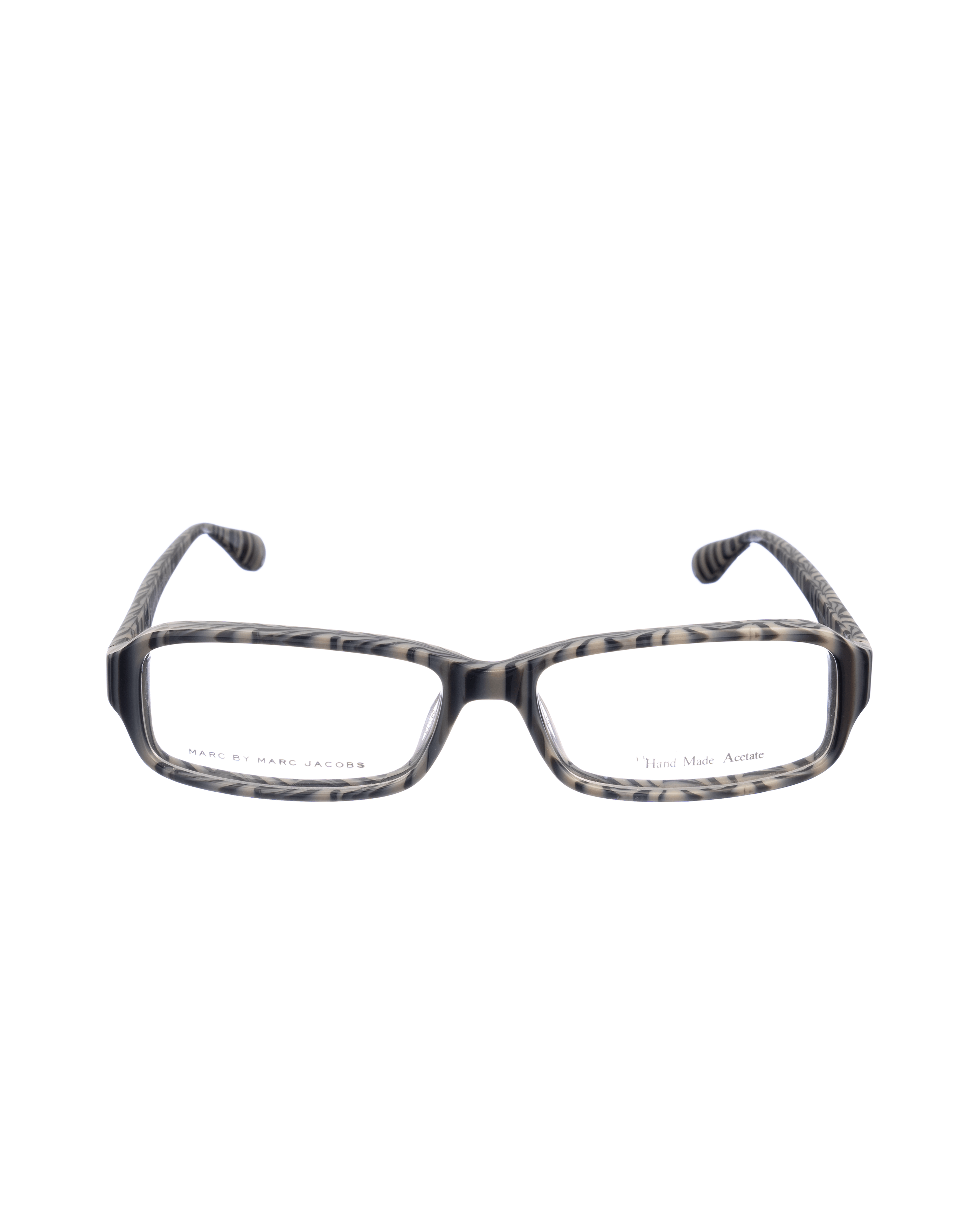 Marc by Marc Jacobs Marc by Marc Jacobs 00s Grey Stripes Rectangular Glasses Size ONE SIZE - 1 Thumbnail