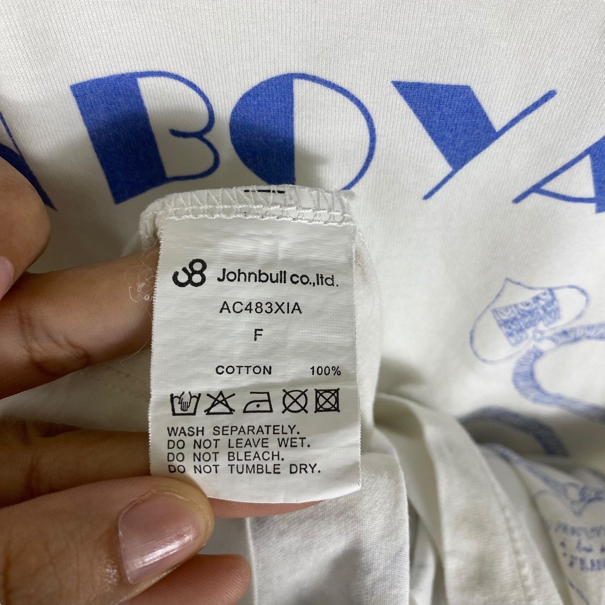 Japanese Brand × Johnbull JOHNBULL Von Boyage Japanese Brand Women Tops Tee Shirt Size ONE SIZE - 5 Thumbnail