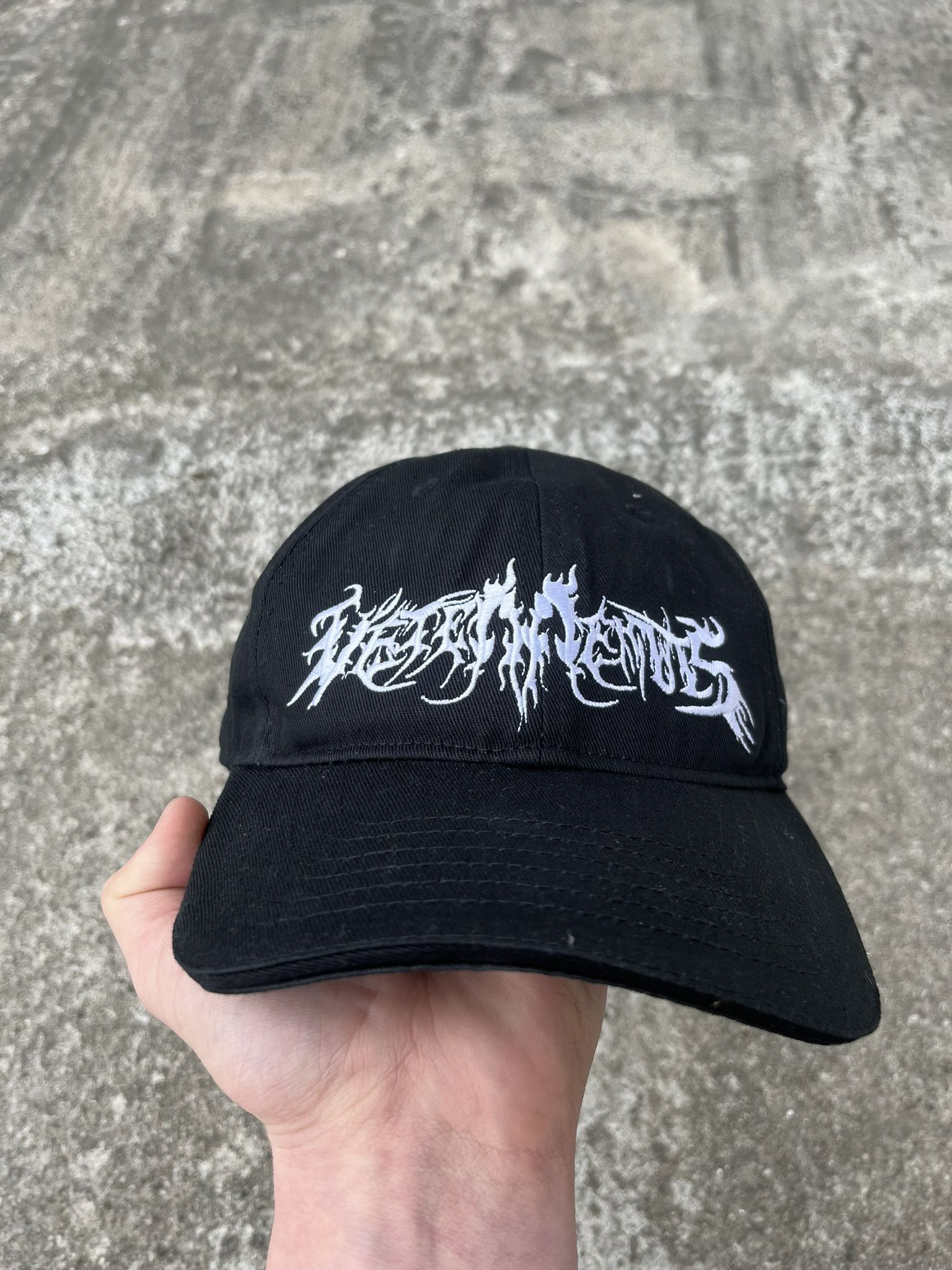 Vetements Vetements Metal Goth Logo Cap | Grailed