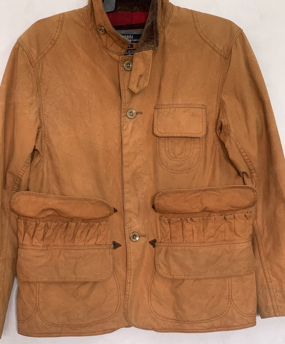 Polo Ralph Lauren Vintage Distressed Polo Ralph Lauren Hunting Utility Jacket Size US L / EU 52-54 / 3 - 15 Thumbnail