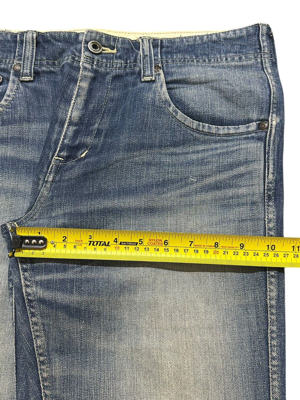 Johnbull Vintage Japan Johnbull Mud Wash Faded Whisker Style Jeans Size US 32 / EU 48 - 16 Thumbnail