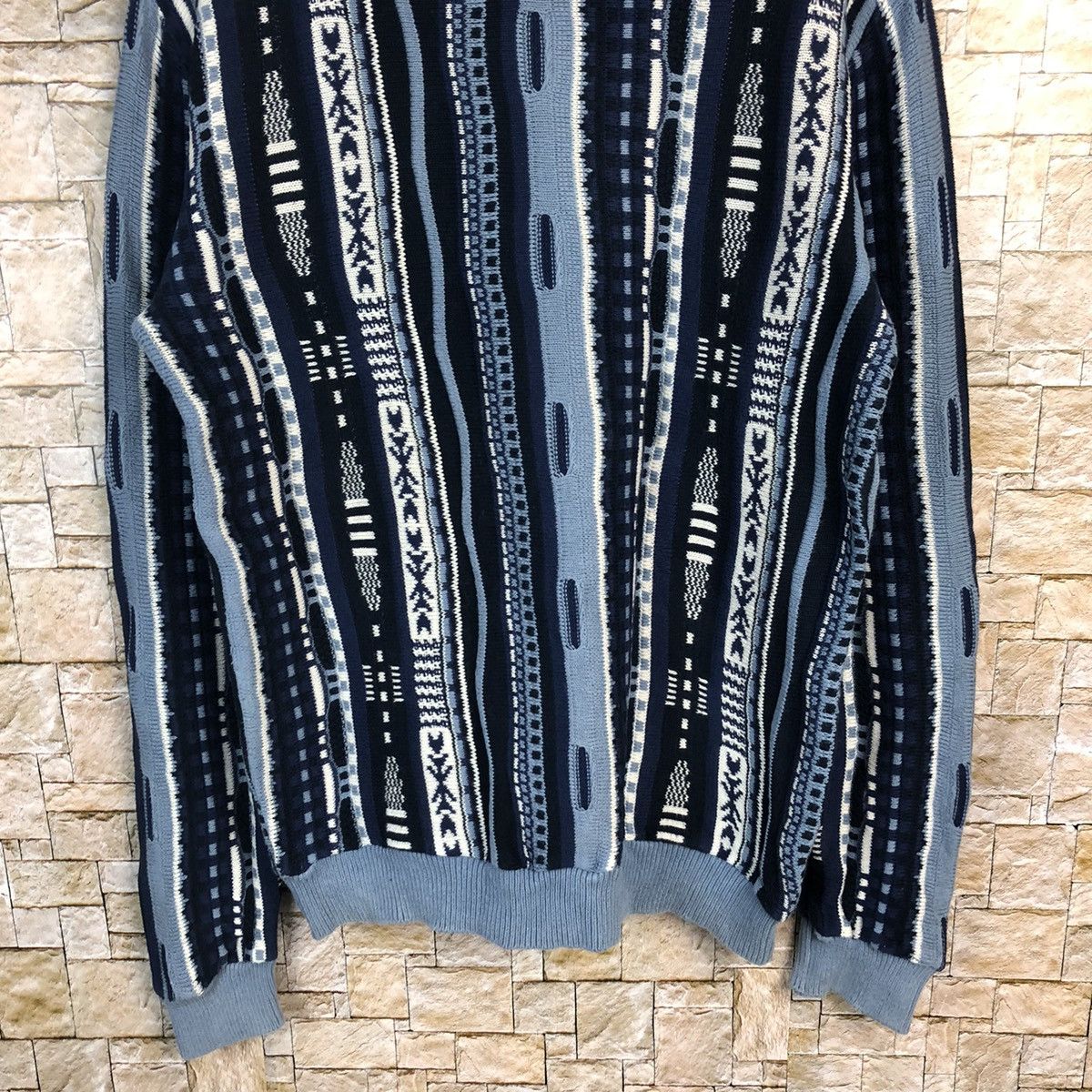 Vintage D Naval Tokyo japan Blue like coogi Knitwear #A375 Size US M / EU 48-50 / 2 - 3 Thumbnail