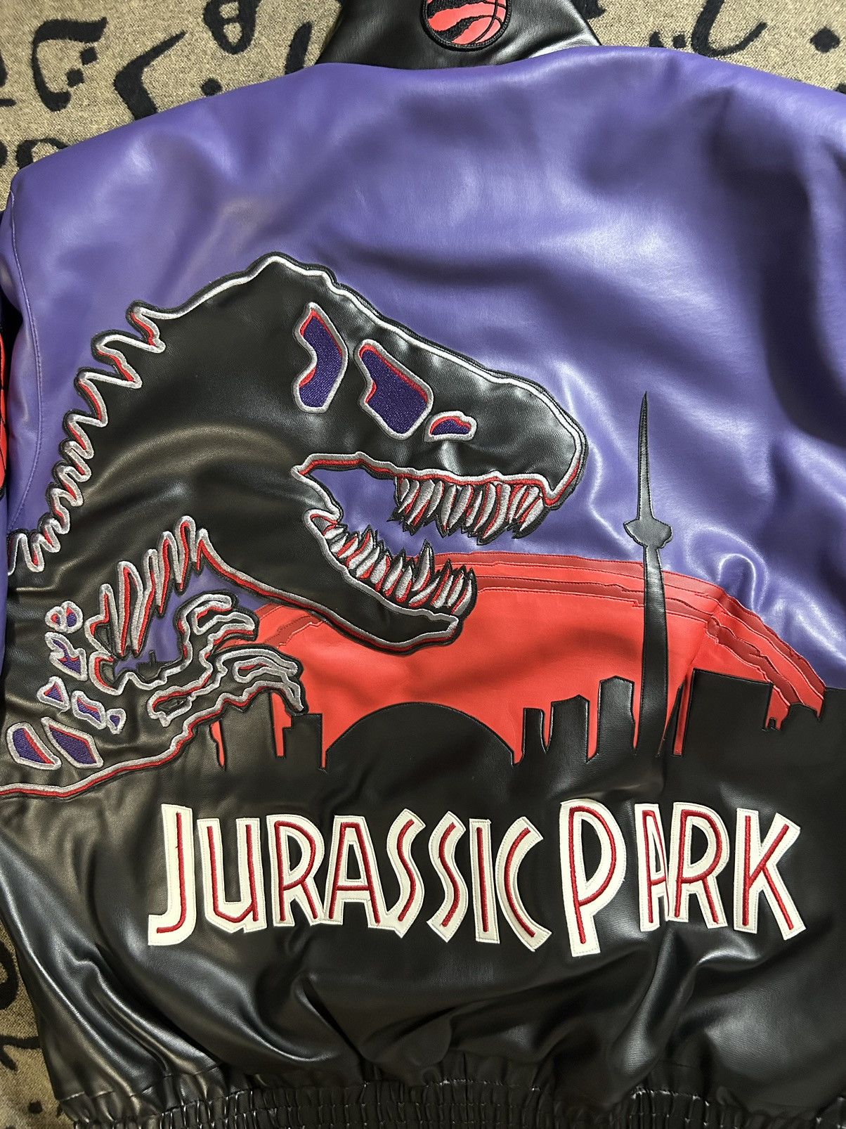 Jeff Hamilton Jurassic Park x Jeff Hamilton x OVO Varsity Jacket Size US L / EU 52-54 / 3 - 6 Thumbnail