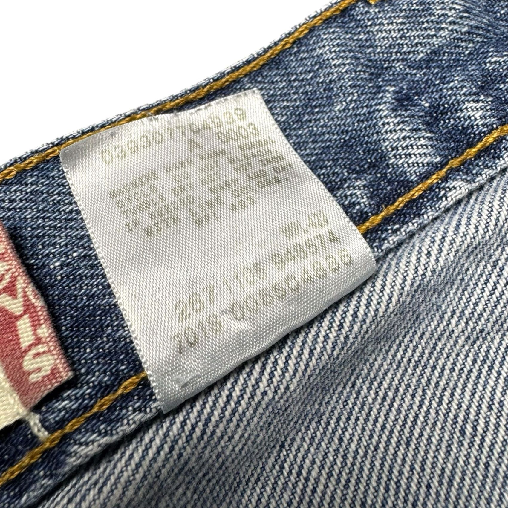 Levi's VINTAGE Levi's 550 Jeans Men Regular 38x30 Blue Midrise Denim Relaxed 90s Grunge Y2K Red Tab Skate Straight Size US 38 / EU 54 - 3 Thumbnail