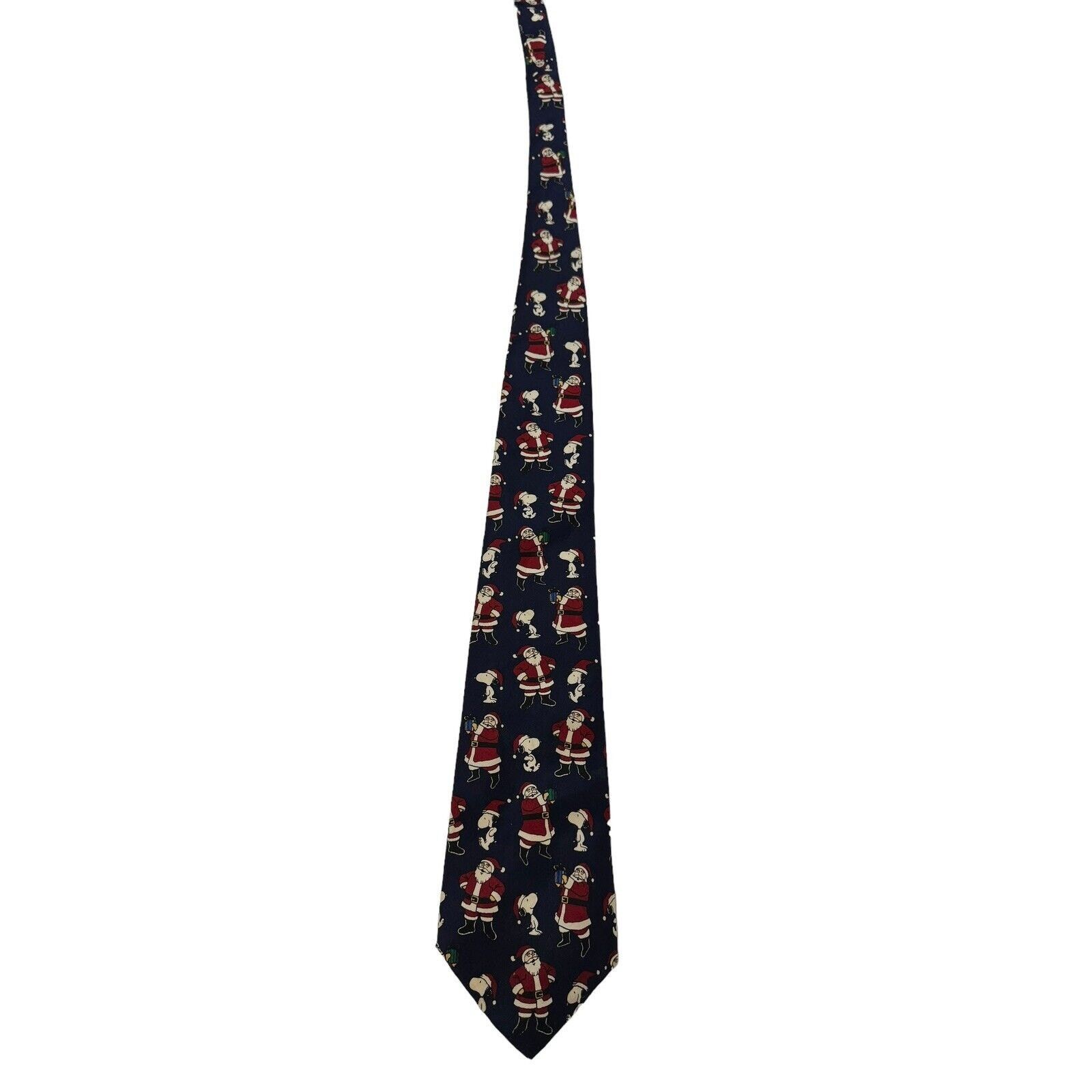 Other Peanuts Hangn With Santa Claus Snoopy Christmas Necktie Size ONE SIZE - 3 Thumbnail
