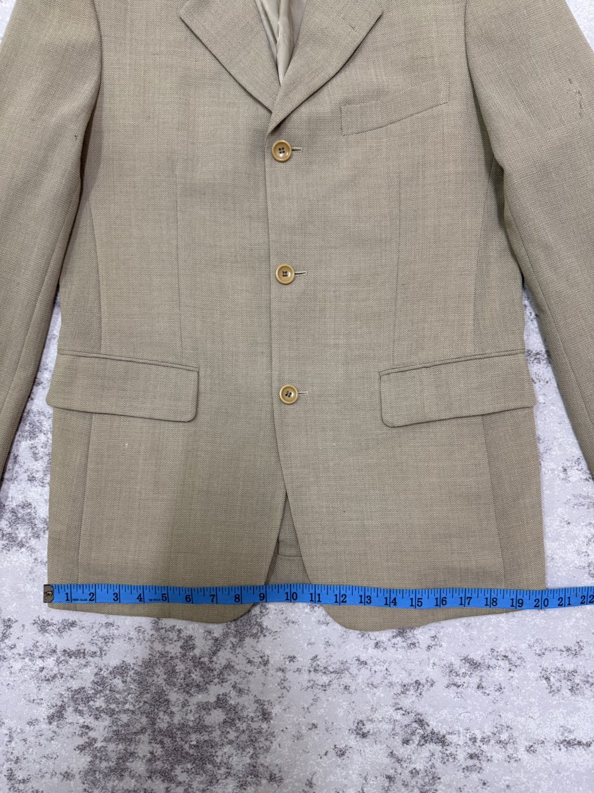 Kenzo VINTAGE 90s KENZO HOMME LINEN BLAZER Size 40S - 20 Thumbnail