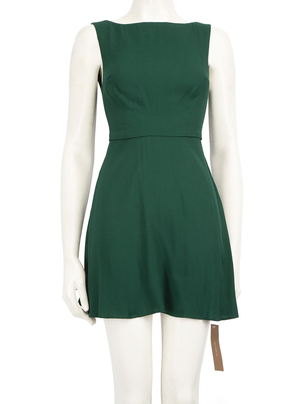 Reformation Green Sleeveless Mini Dress | Grailed