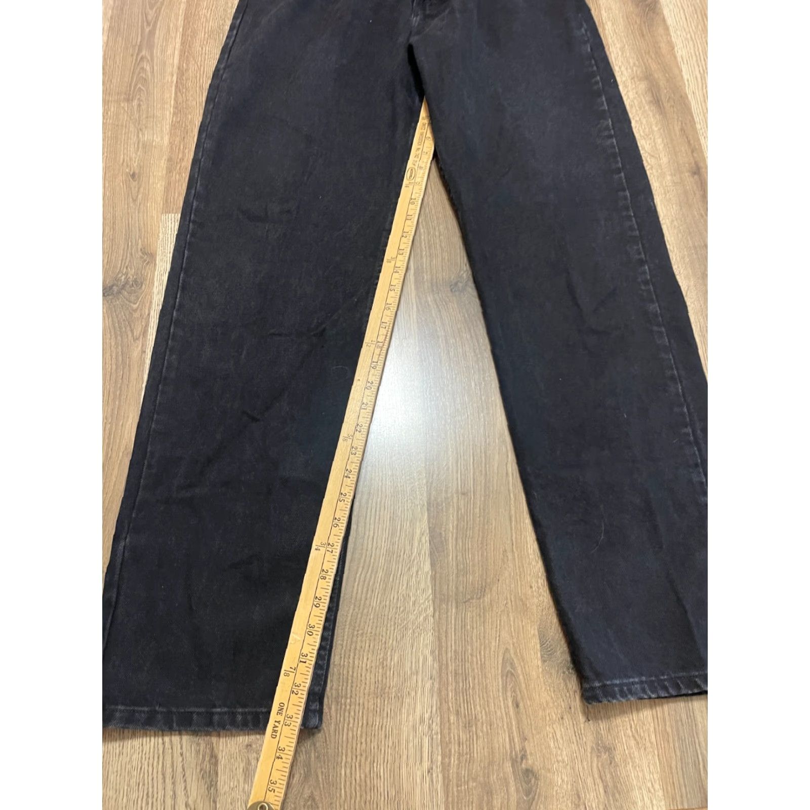 Wrangler Wrangler Jeans Men's 34x34 Black Denim Straight Leg Dark Wash Pocket 5-Pocket Design Regular Rise Inseam 34 Jeans Mens Size US 34 / EU 50 - 7 Thumbnail